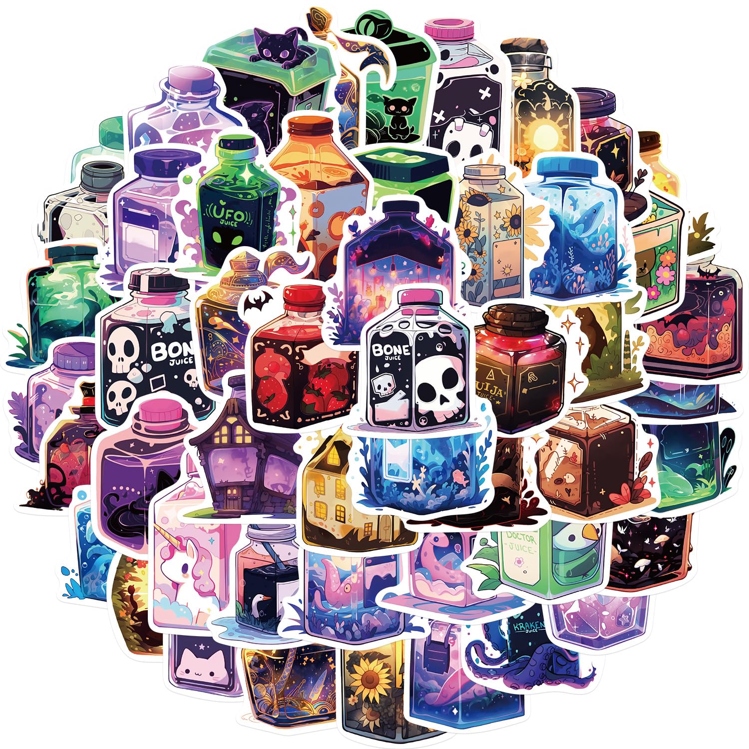 Lot De 50 Autocollants En Vinyle Pour Adolescents, Garçons Et