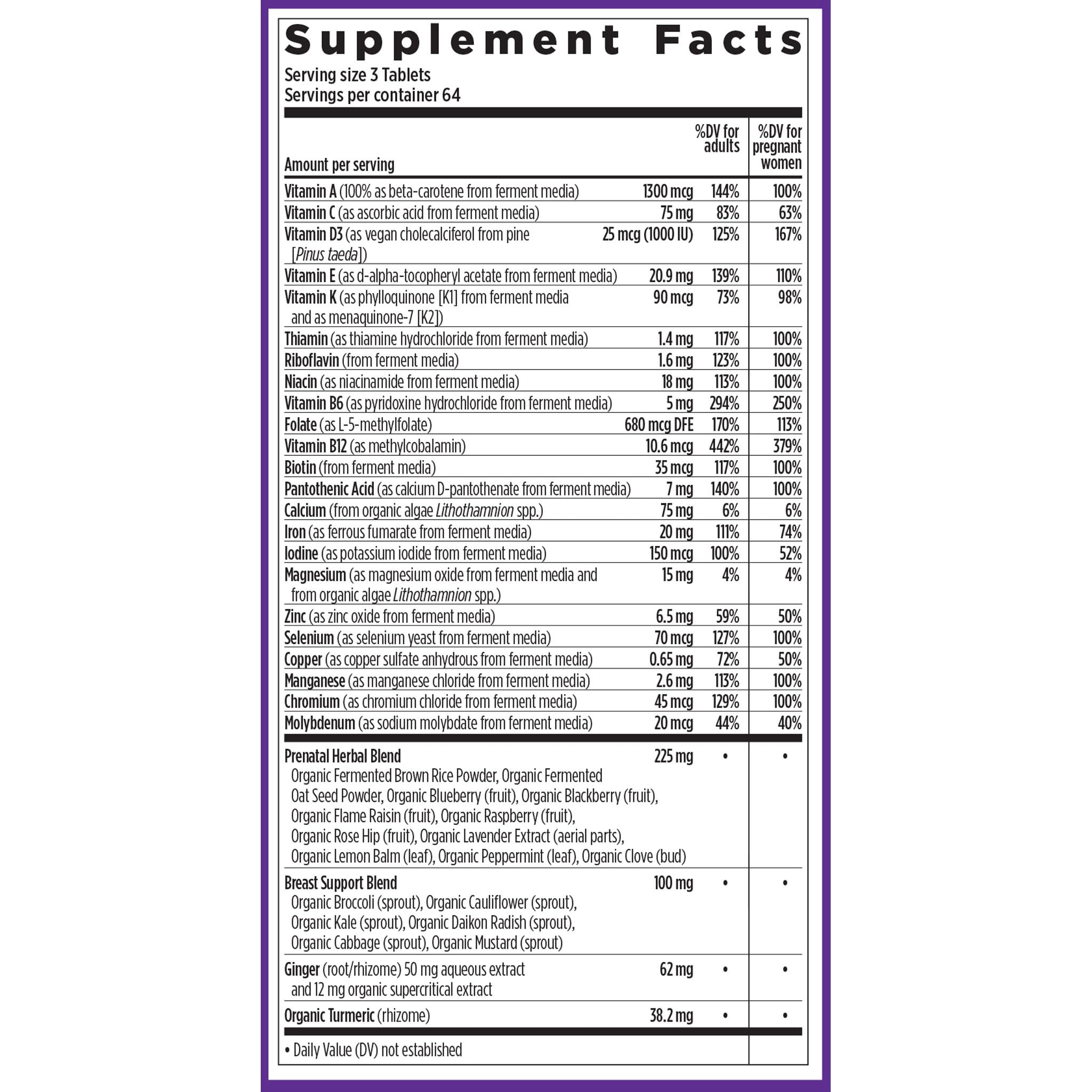 New Chapter Advanced Perfect Prenatal Vitamins, 270 Count — Amazon image 7