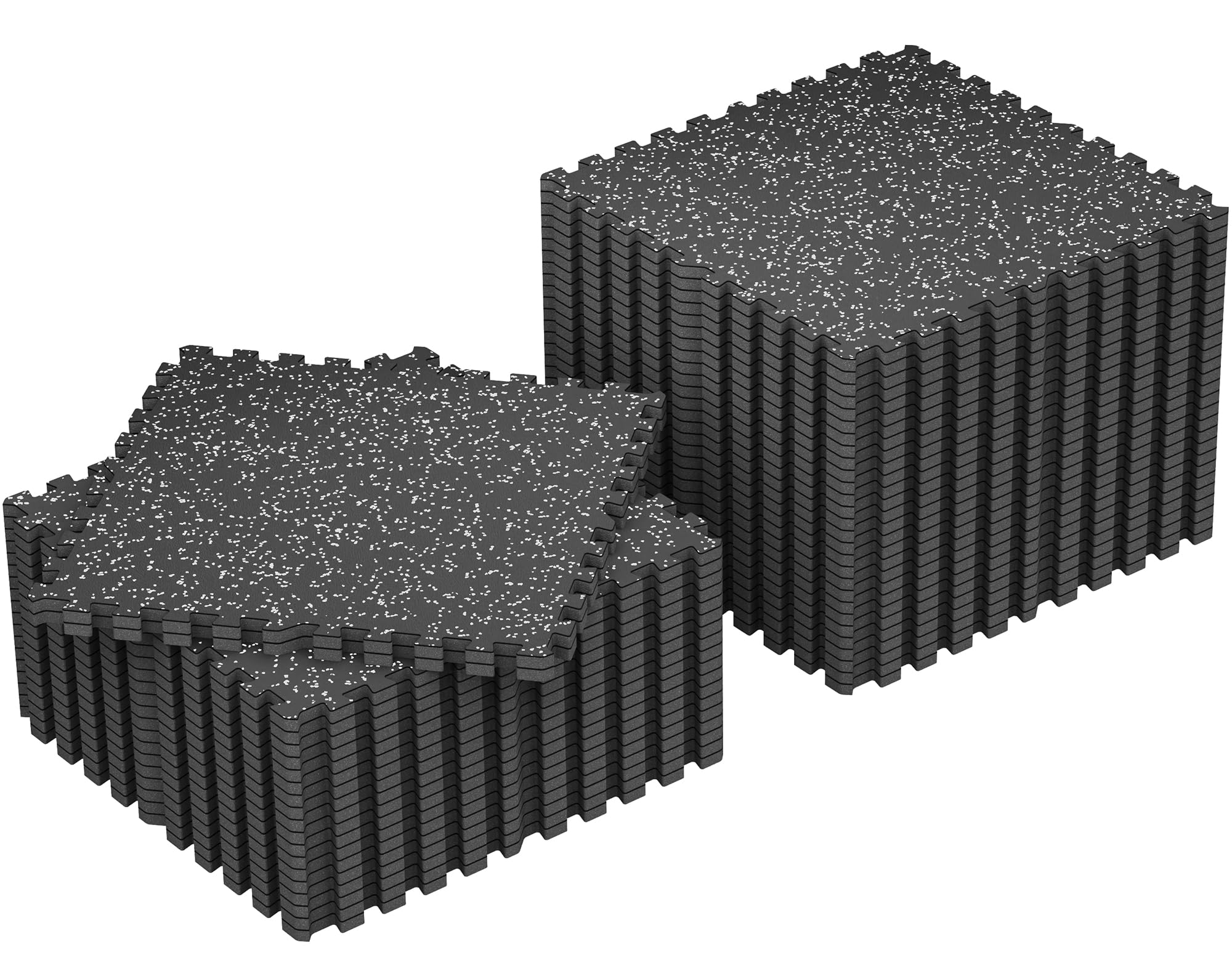 SUPERJARE 0.79'' Extra-Thick 48 Pcs 192 Sq Ft Exercise Equipment Mats