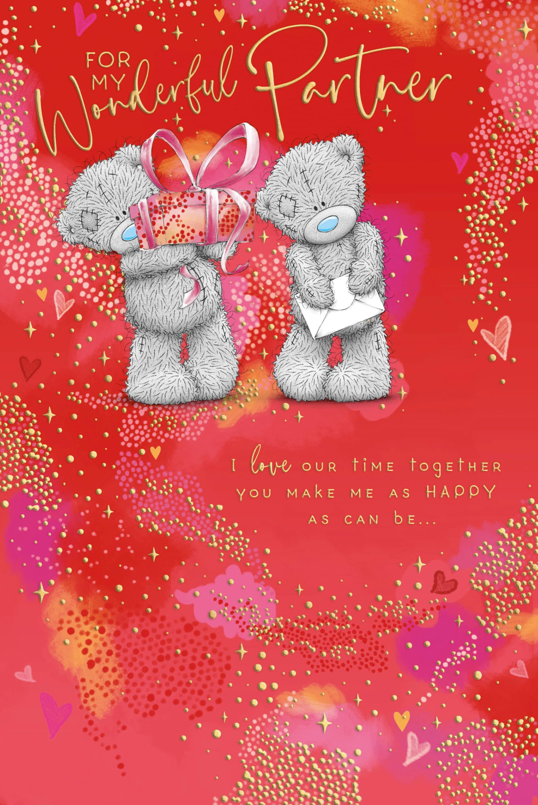 Me To You Bear Wonderful Partner Valentine's Day Card