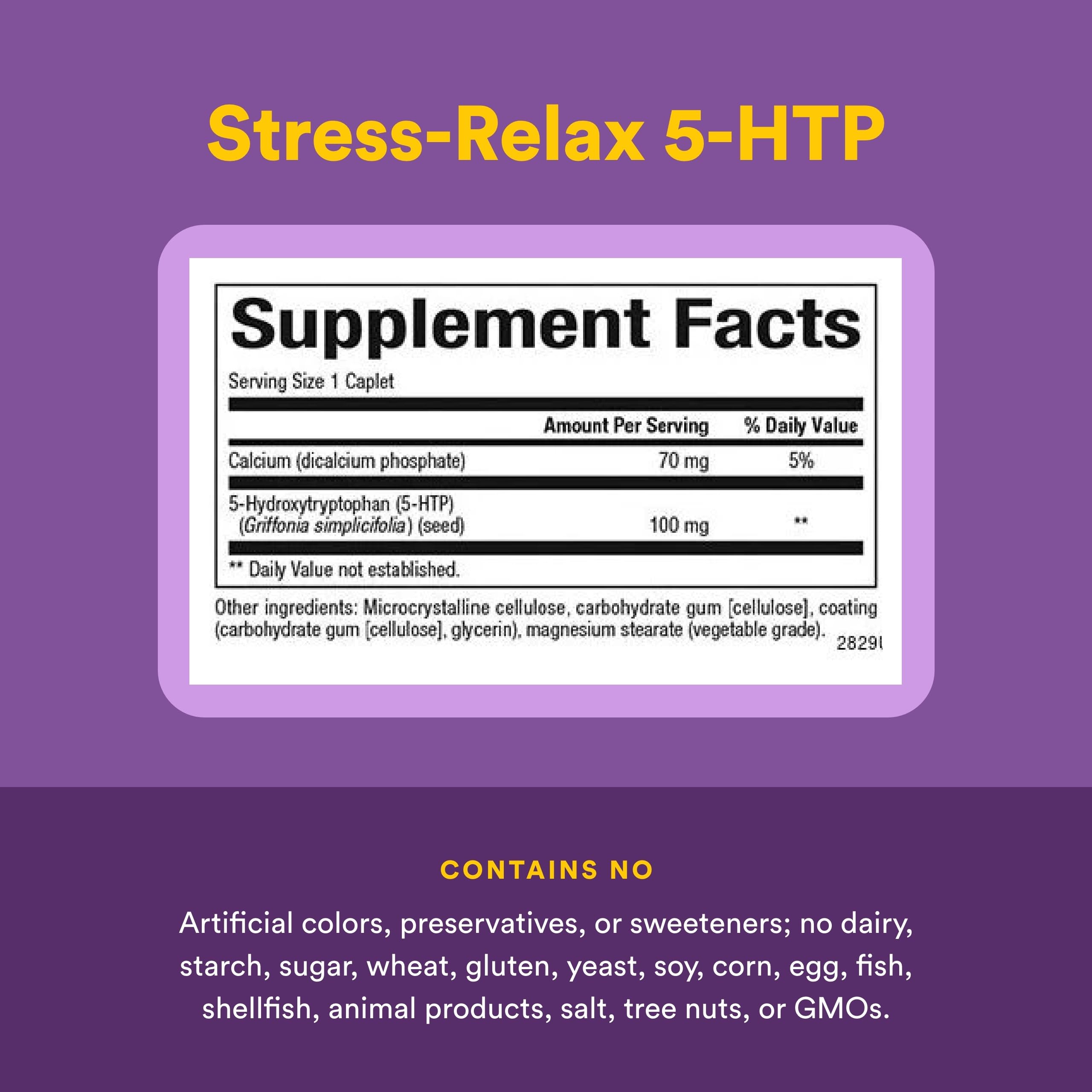 Natural Factors, Stress-Relax 5-HTP 100 mg, Pharmaceutical-Grade Supplement, Supports Sleep & Emotional Well-Being, 120 Count (Pack of 1) — Amazon image 4