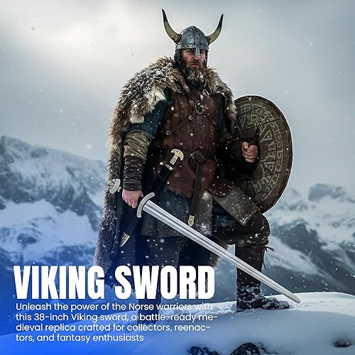 Miniatura 5 de India Made PA910971-BRK Espada vikinga medieval