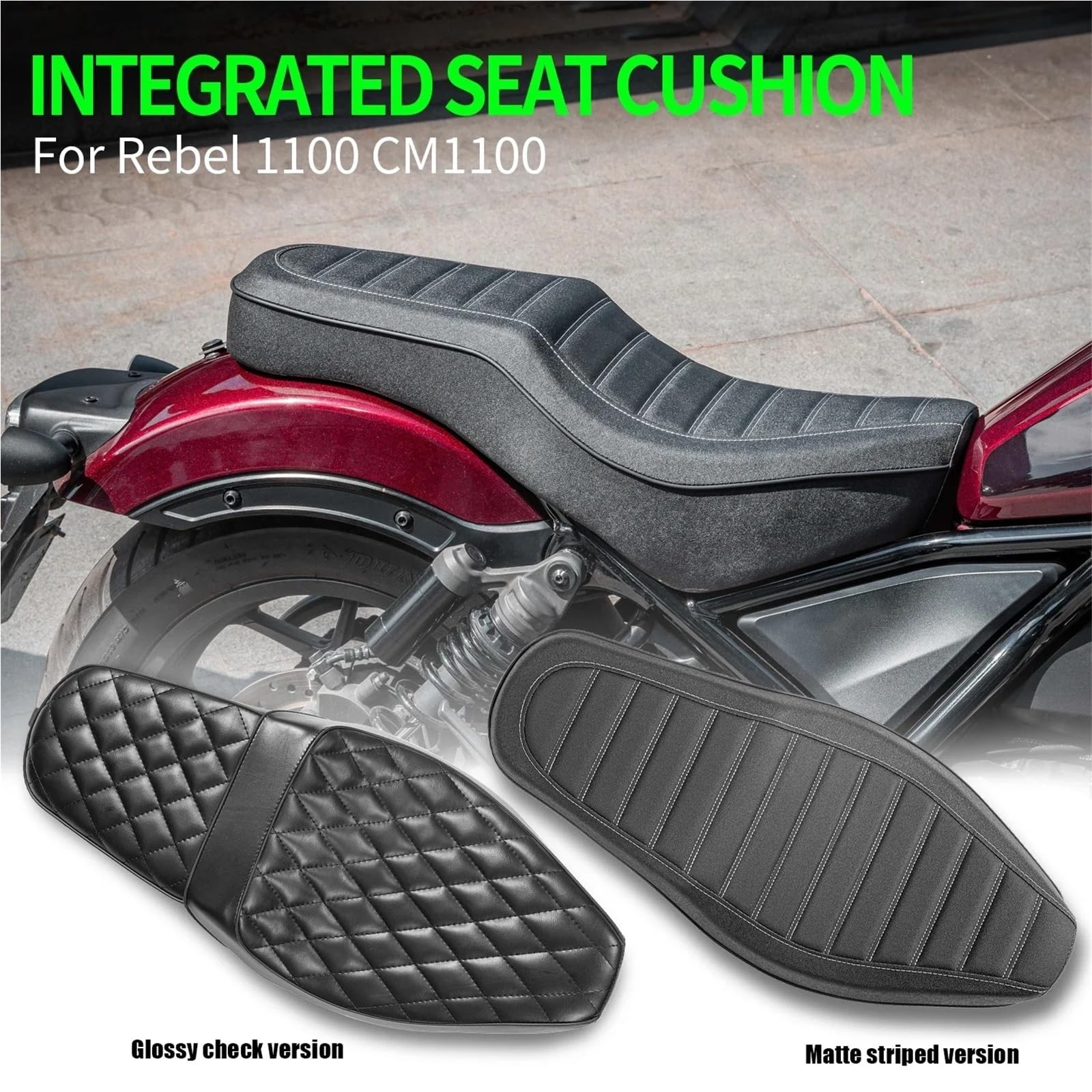 Poduszka Kufer Motocyklowy Pasuje do motocykla Honda Rebel CM CMX 1100 2021-2024 2023 Retro poduszka na siedzenie CM1100 CMX1100 pokrowiec tylne pasażera