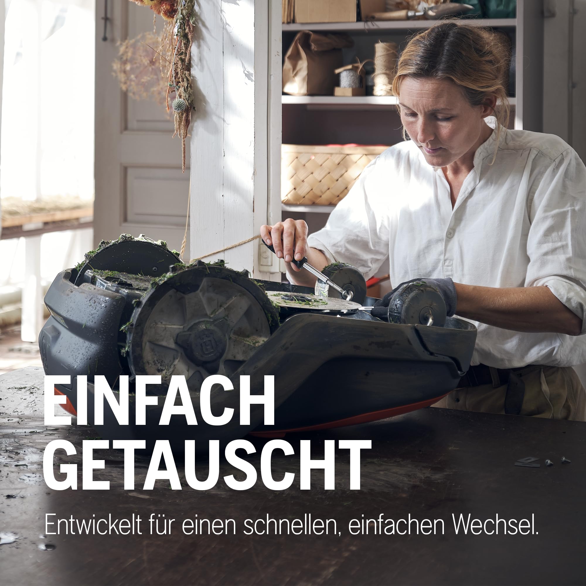 Husqvarna Automower Endurance Messer 45Stk – Premium 4-Kant Carbonstahl Ersatzmesser für Mähroboter, für langanhaltende Schärfe & Haltbarkeit sowie effiziente Rasenpflege.
