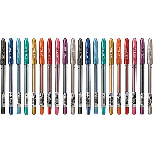 linc Shine glitter gel pen 10 pk - Assorted (Pack of 2)