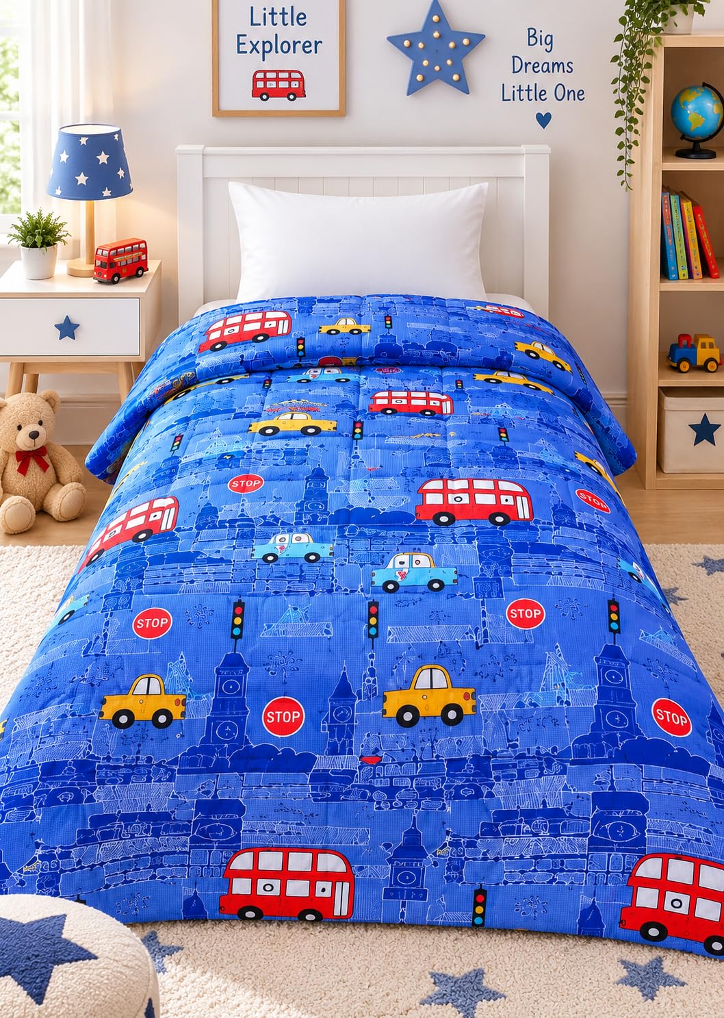 Kids Comforter Blanket - Super Soft & Reversible -9