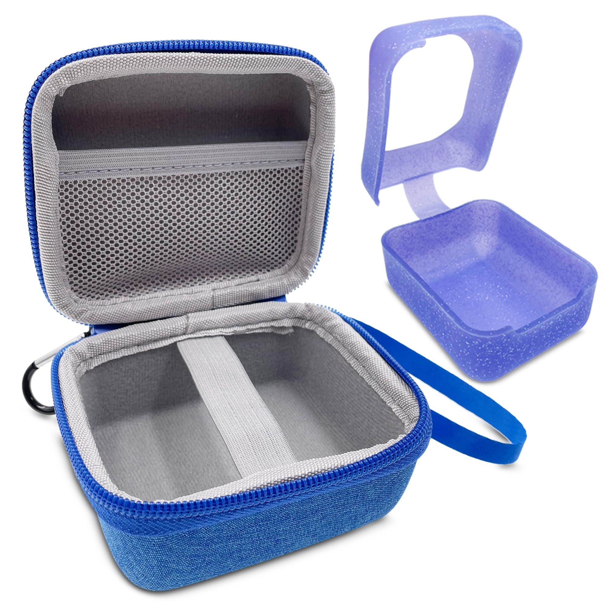 Estuche rígido de transporte y cubierta de silicona para Bitzee juguete interactivo digital mascota con 15 animales virtuales mascotas electrónicas, accesorios compatibles para Bitzee 3D juguete 2