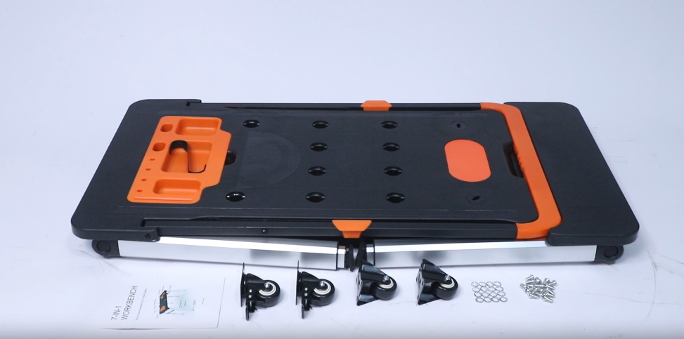 Amazon.com: 7-in-1 Portable Workbench Folding Dolly Convertible