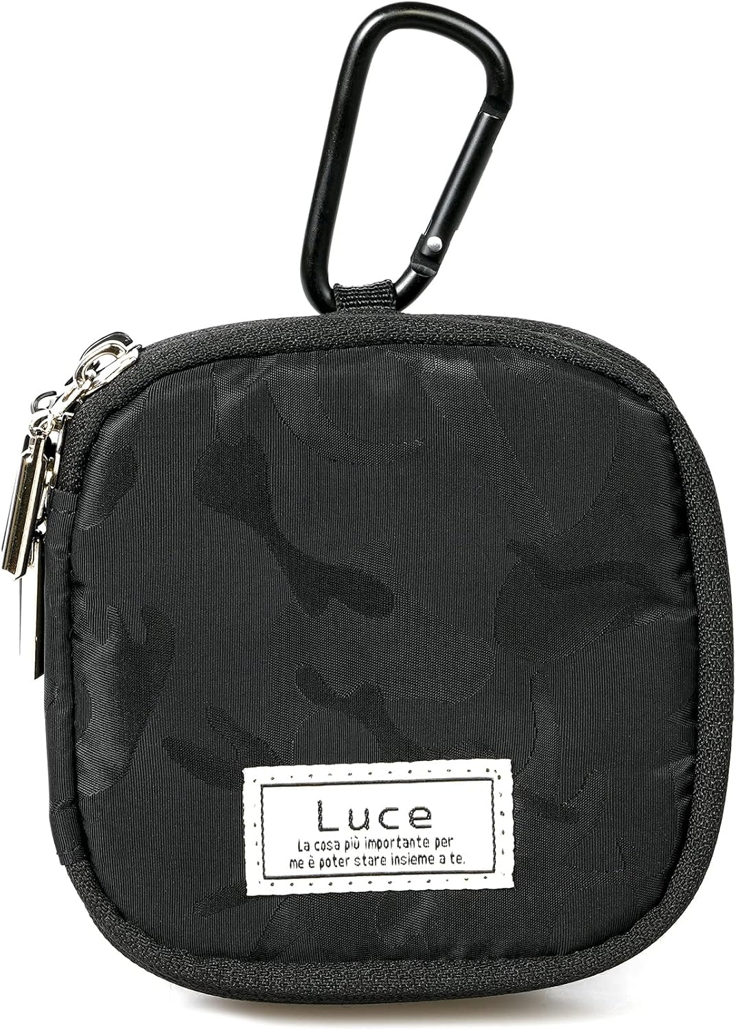 Kenko AOC-LU1FC4 BKCF Filter Case, Holds 4 - 3.2 inches (82 mm), Includes Carabiner, Black, Camouflage Pattern