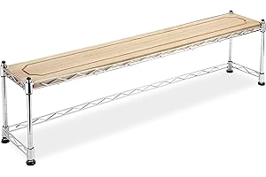 Whitmor Supreme Wood & Chrome Sink Shelf Over Faucet