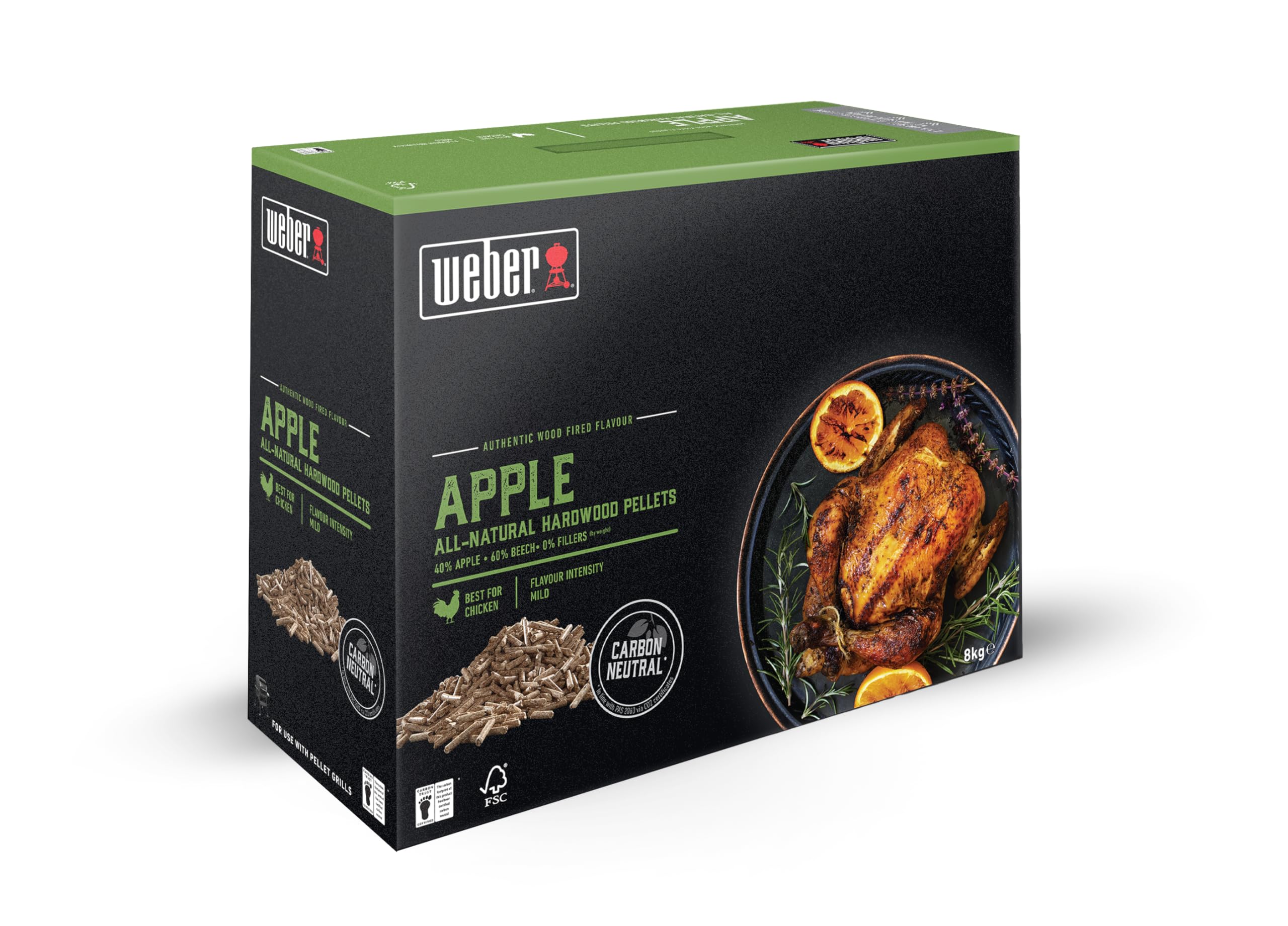 Pellet di legno FSC Weber - Melo Cod. 18291