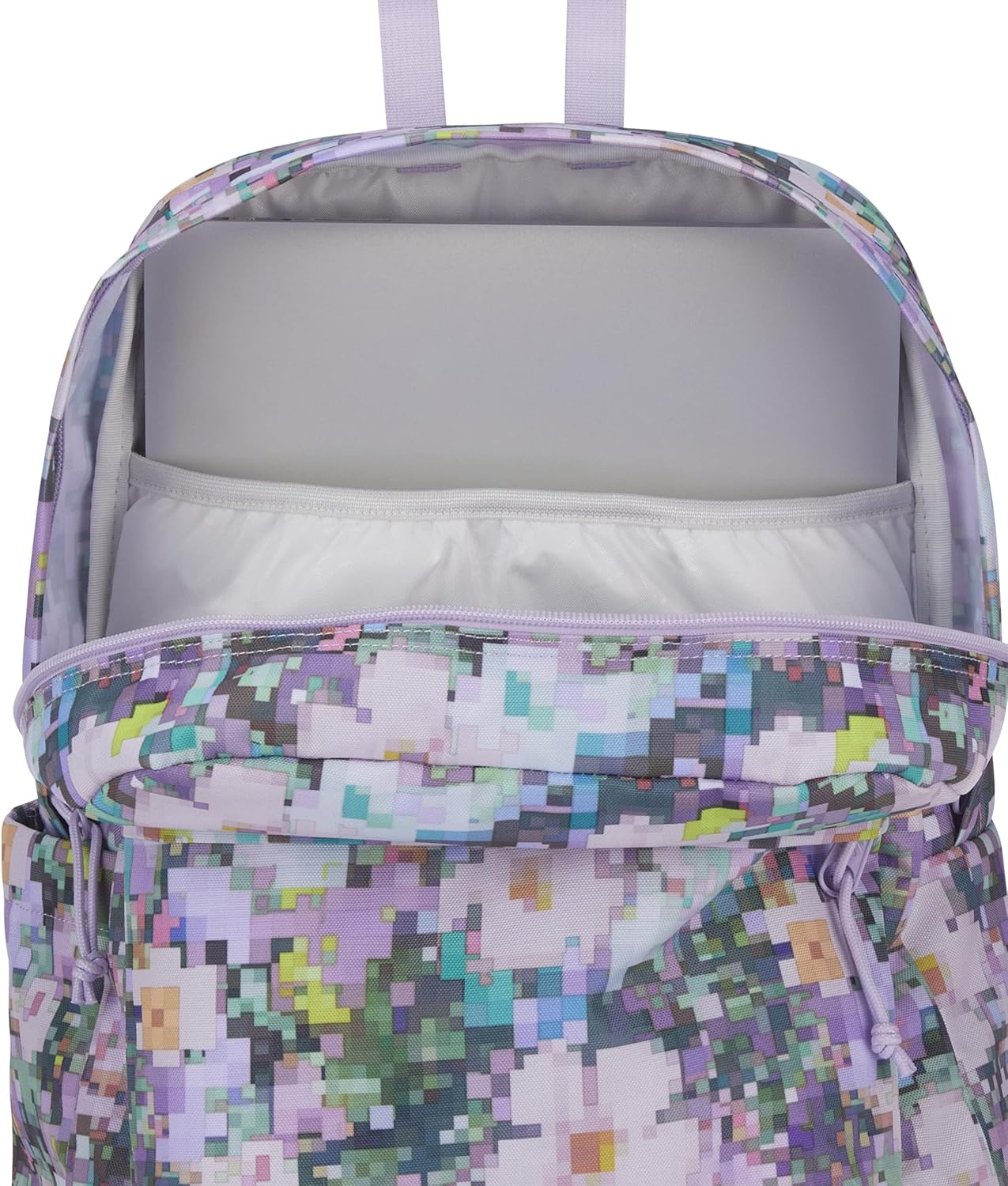 JanSport Unisex's Superbreak Plus Backpack, 8 Bit Floral, One Size