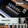 Glow Nixie Tube Clock Multifunction Electronic Digital Desktop Digit Table Clock IPS Display Picture Modern Nixie Clock