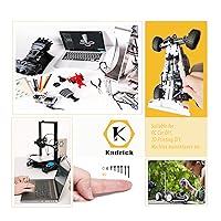 Vista 6 de Kadrick - Juego de tornillos métricos, 660 piezas M2, tornillos M2*4mm/6mm/8mm/10mm/12mm/16mm, tornillos de cabeza hexagonal con socket métrico