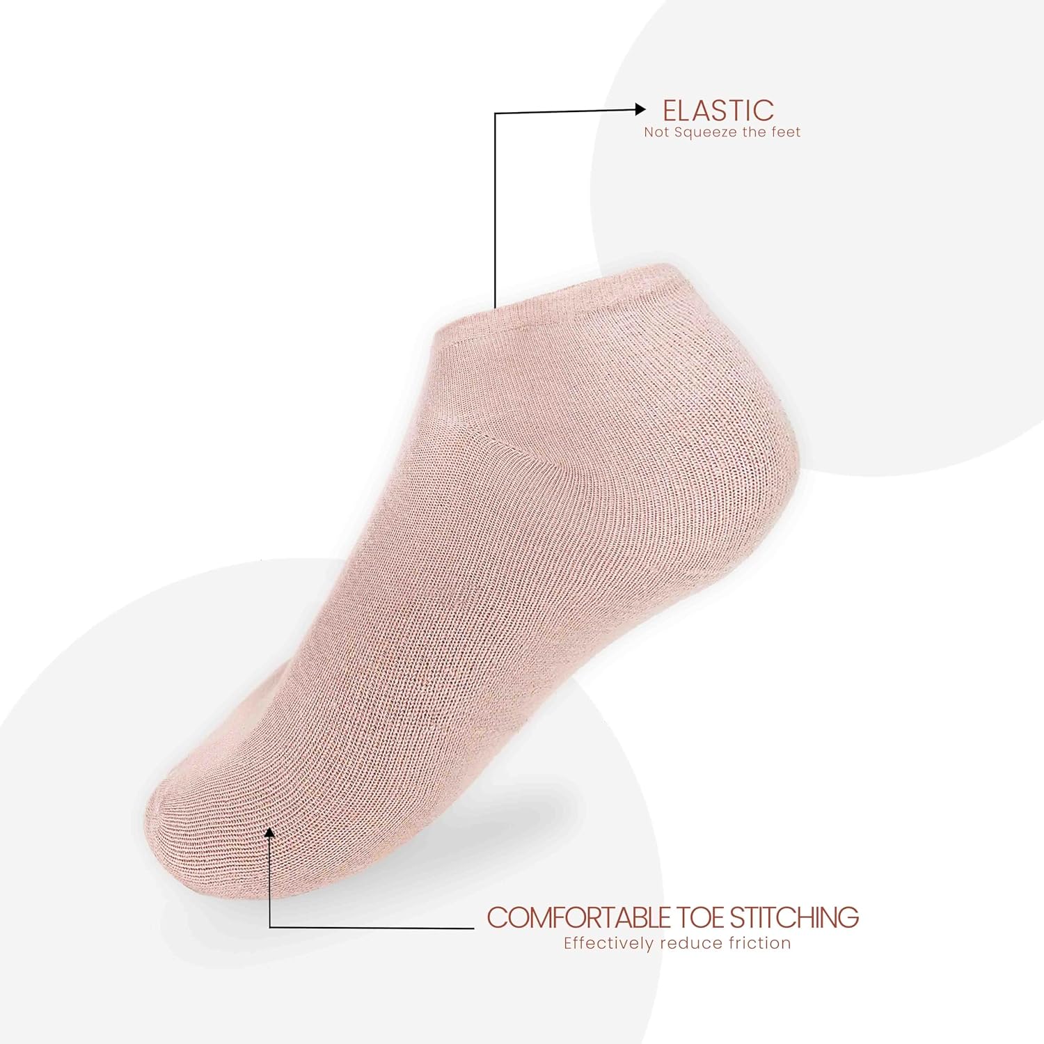 Kids No Show Socks for Boys & Girls – Soft Cotton Blend – Breathable, Durable & Comfortable – 6, 8, 12 or 24 Pairs