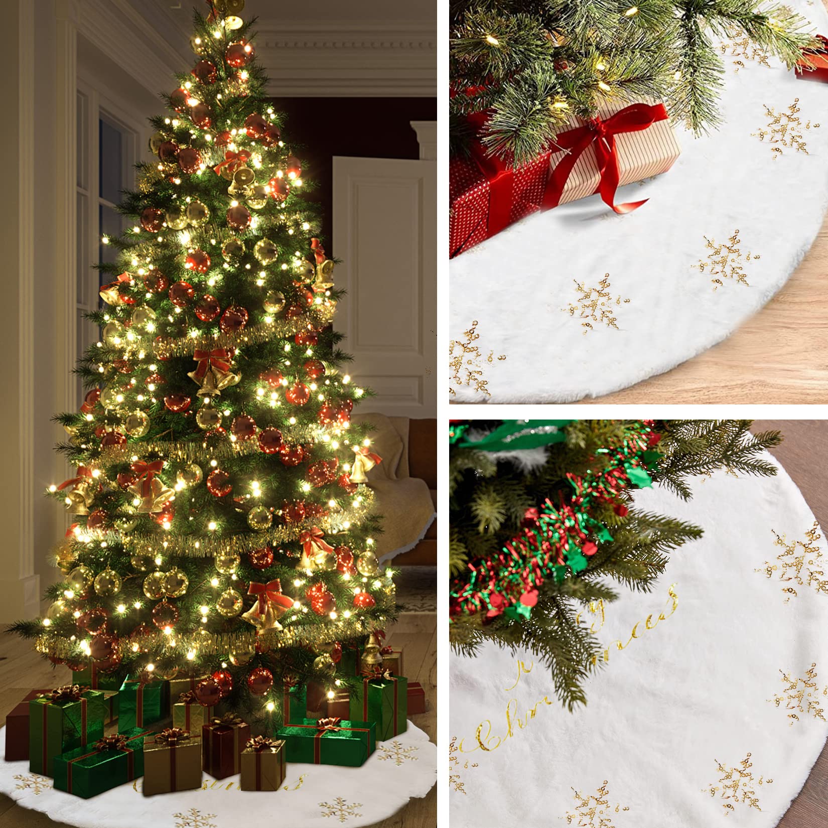 Weihnachtsschleife Groß 10 Stück Rote Schleifen W Produktbild-Vorschau 3