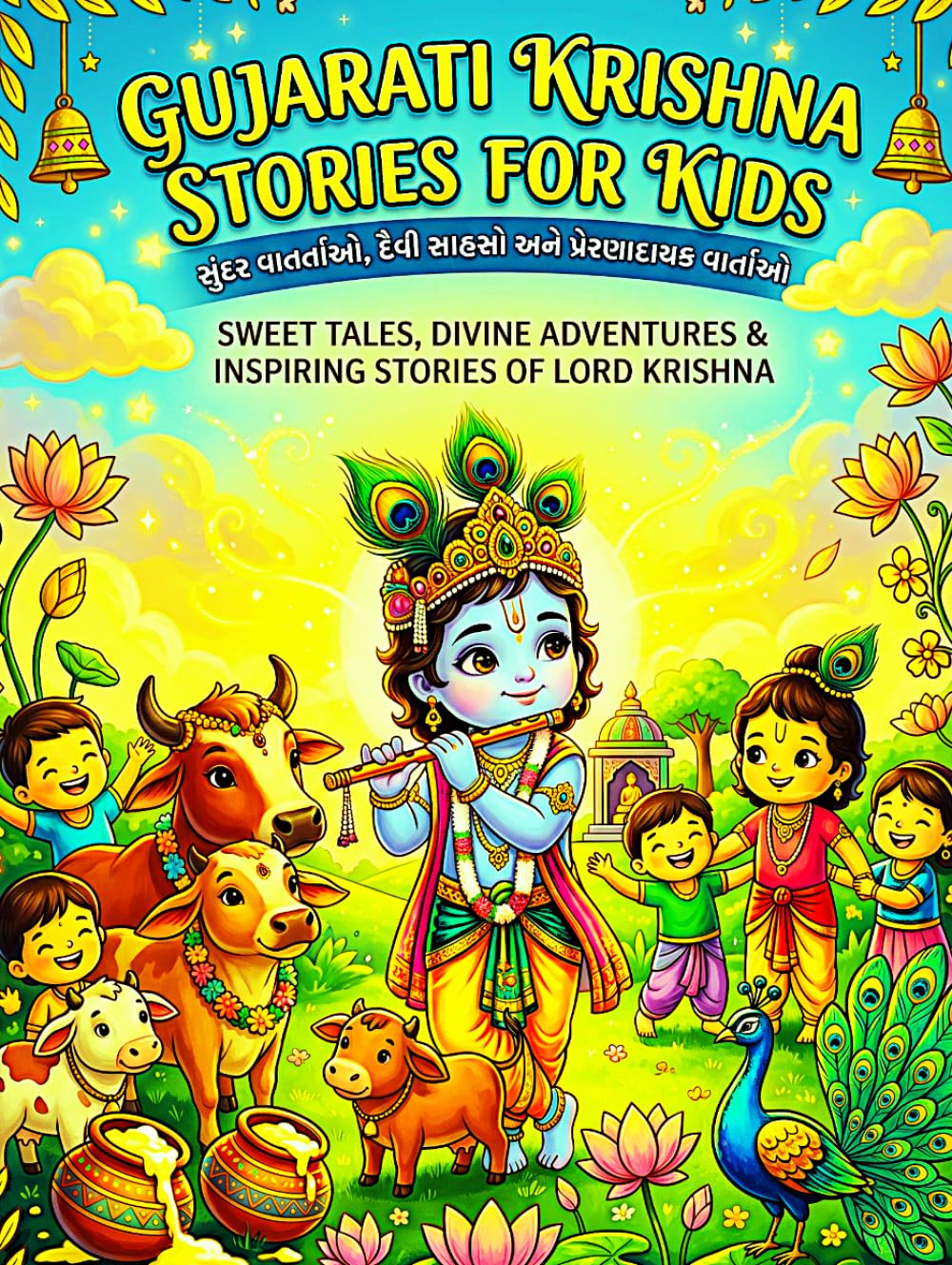 Gujarati Krishna Stories for Kids: Sweet Tales, Divine Adventures & Inspiring Stories of Lord Krishna