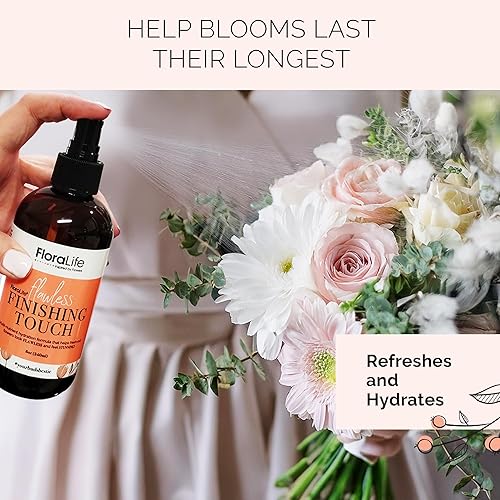 Miniatura 5 de FloraLife Finishing Touch - Spray hidratante de fórmula multivitamínico para flores recién cortadas, 8 onzas