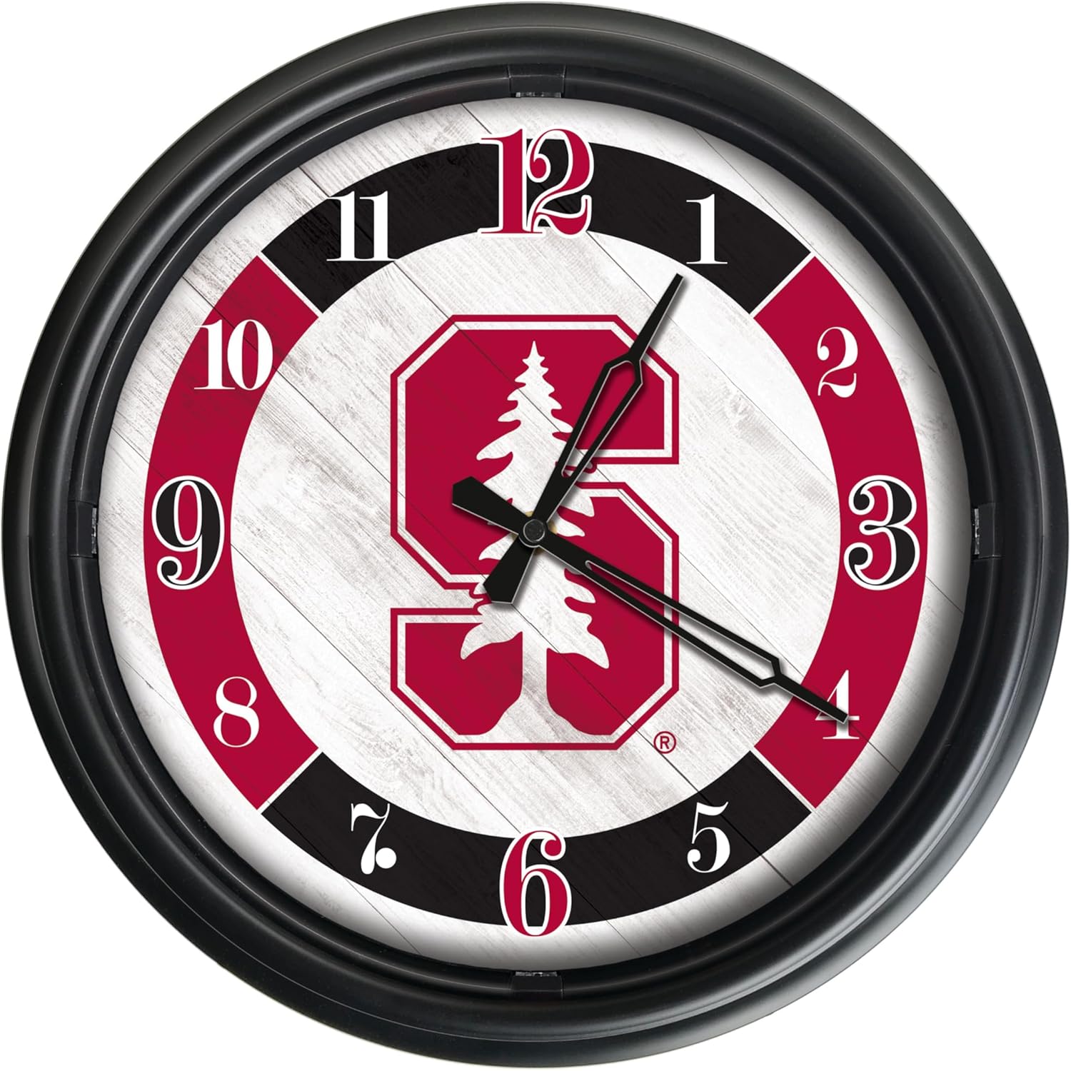 Holland Bar Stool Co. Stanford University Indoor/Outdoor LED Wall Clock