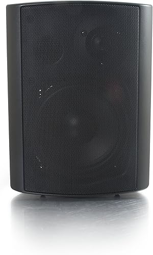 Miniatura 2 de C2G Legrand - Altavoz de montaje en pared, altavoz de sistema de audio ideal como altavoz de sistema PA, aula o sala de conferencias, negro, 1
