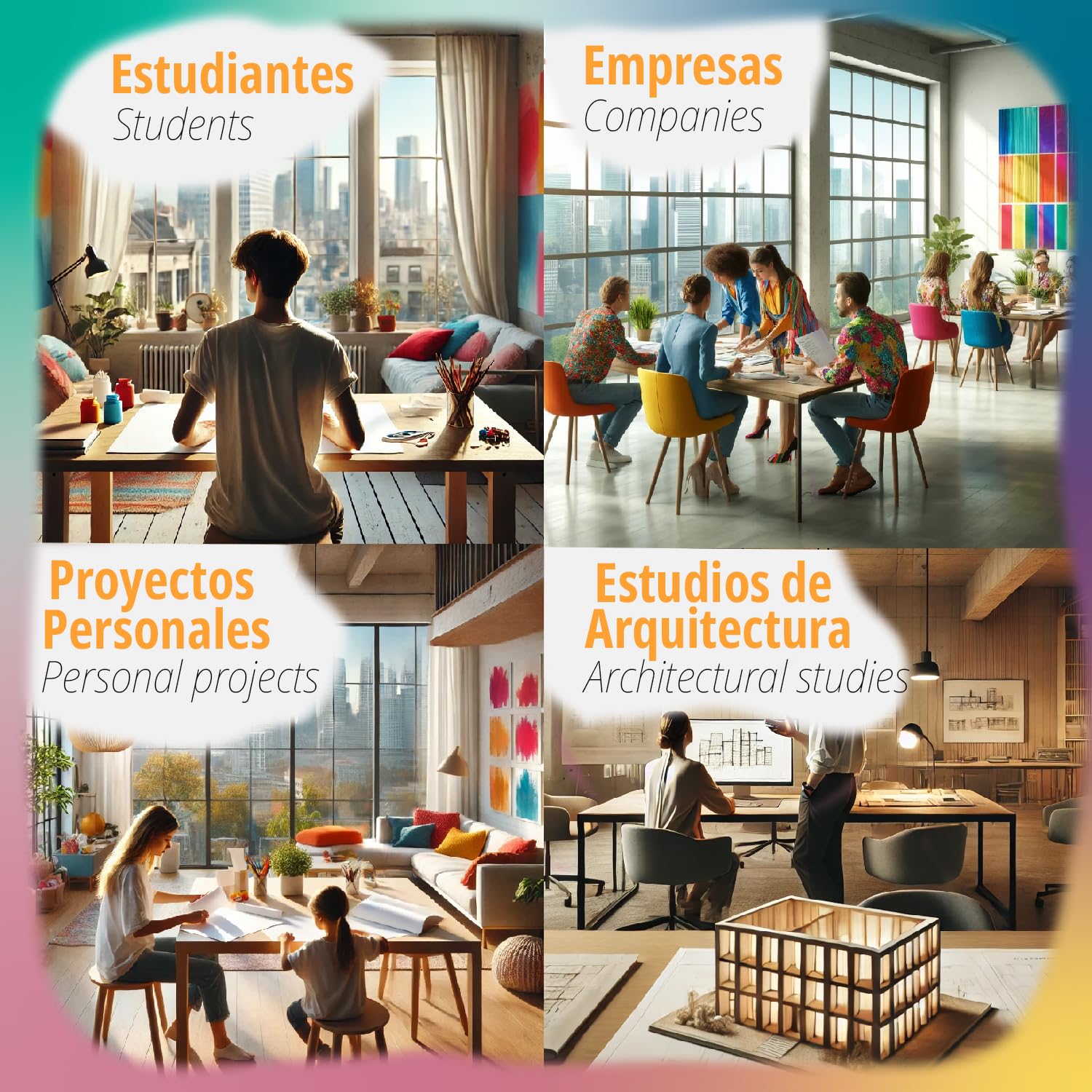 Hojas A4, Papel Multi-Gramaje para Impresora, Escribir, Dibujar o Manualidades, Folios Blancos, Papel A4 para Uso Doméstico, Escolar o Empresarial - Ofituria (Pack Multi-Gramaje 160gr+)