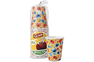 Glad for Kids Sesame Street Elmo & Cookie Monster Paper Cups