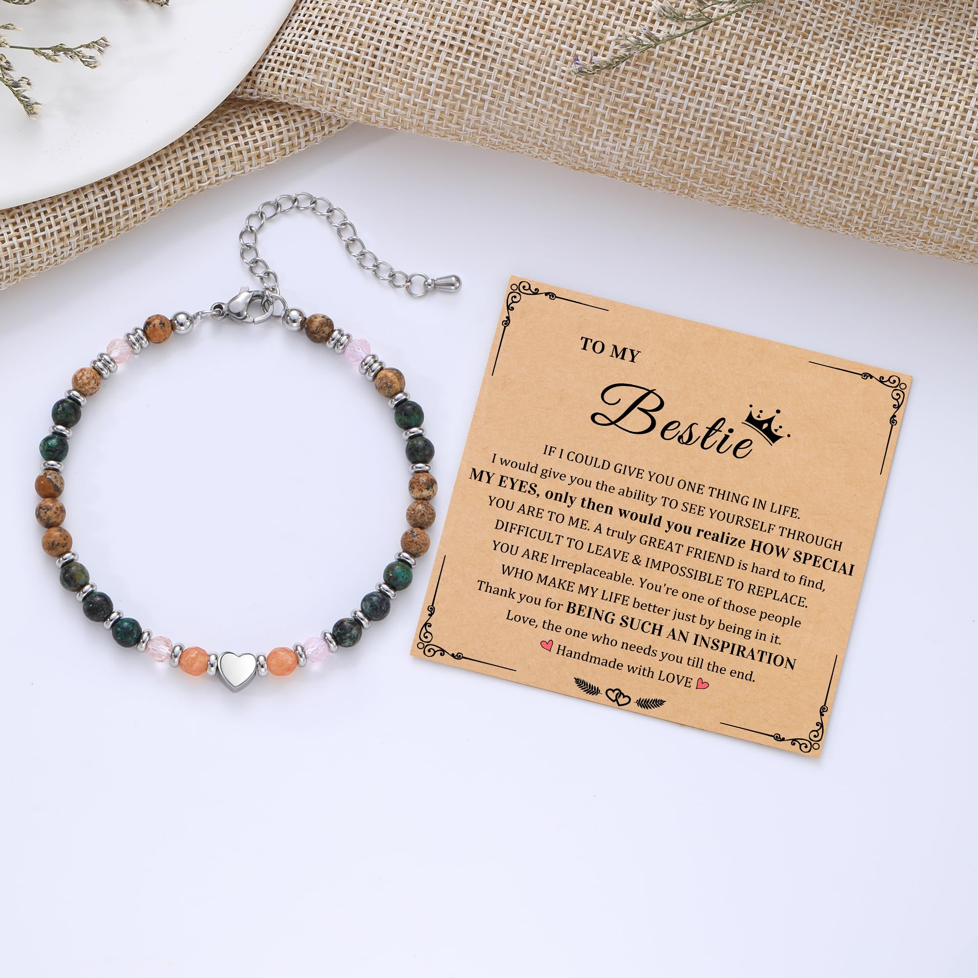 Mothers Day Gifts for Daughter Mom Bracelet, Graduation Gift for Her Granddaughter Gifts from Grandma Bonus Mom Bracelet Jewelry Birthday Gift Sister Easter Stocking Stuffers for Teens Women