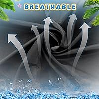 Vista 3 de 4 bandanas refrescantes para hombres y mujeres, bandanas que absorben la humedad, bufandas, protección solar que se enfría al instante cuando está