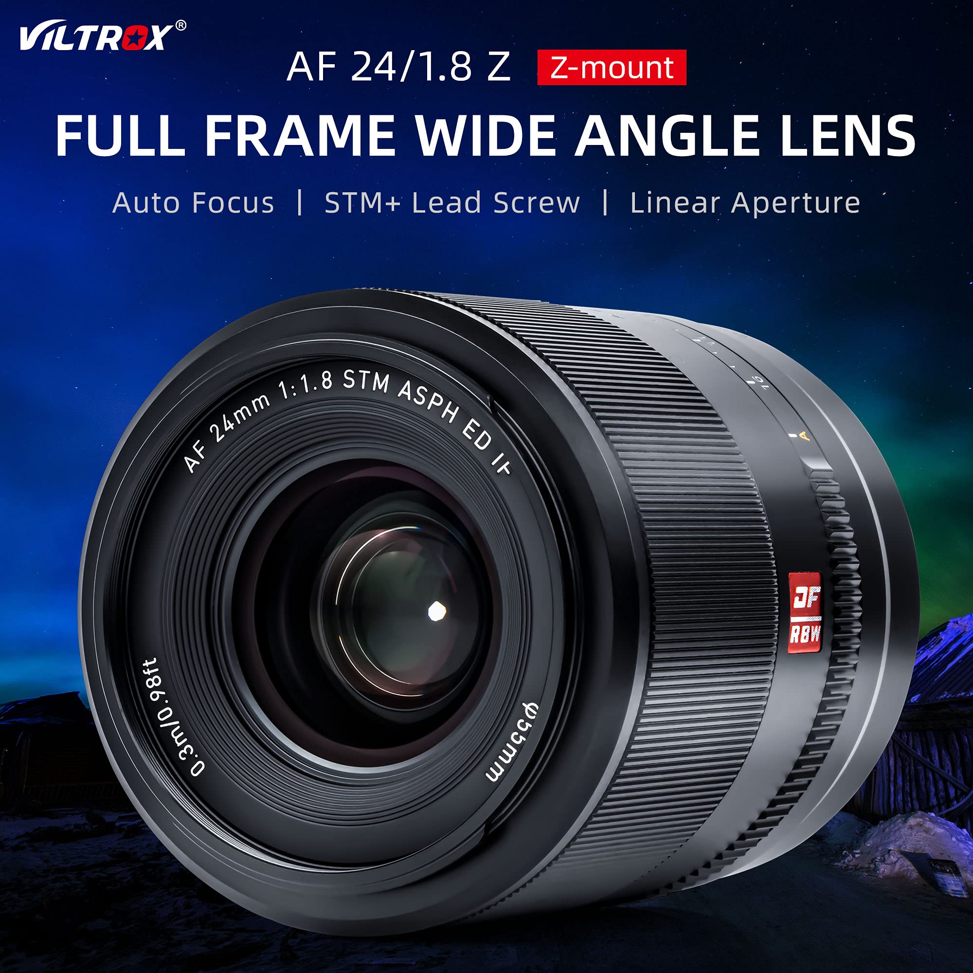 Amazon.com : VILTROX 24MM F1.8 Nikon Z Mount Full Frame Lens, Auto 