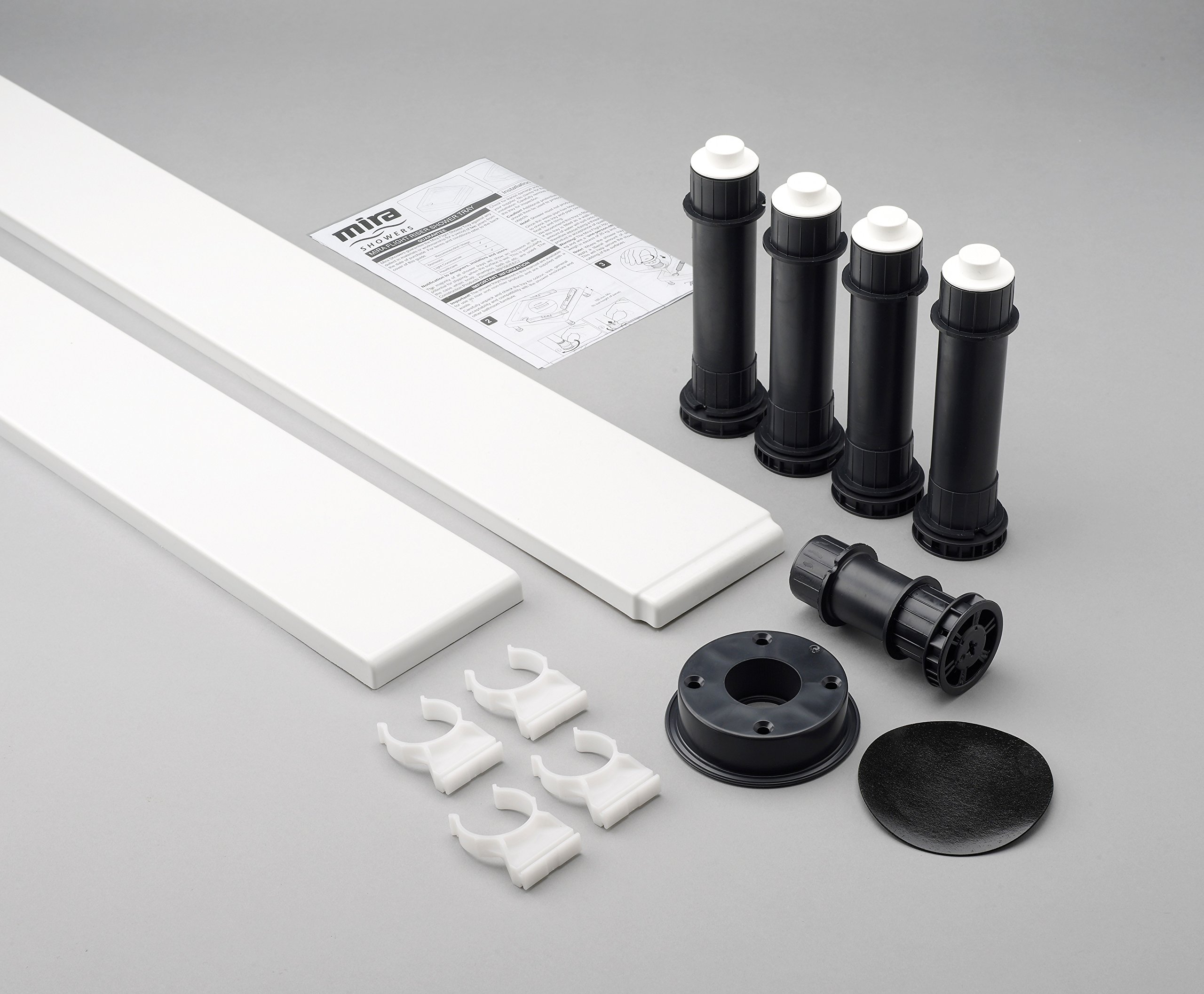 Mira Flight 760 Square Tray Riser Conversion Kit 1.1783.100.WH : Amazon ...