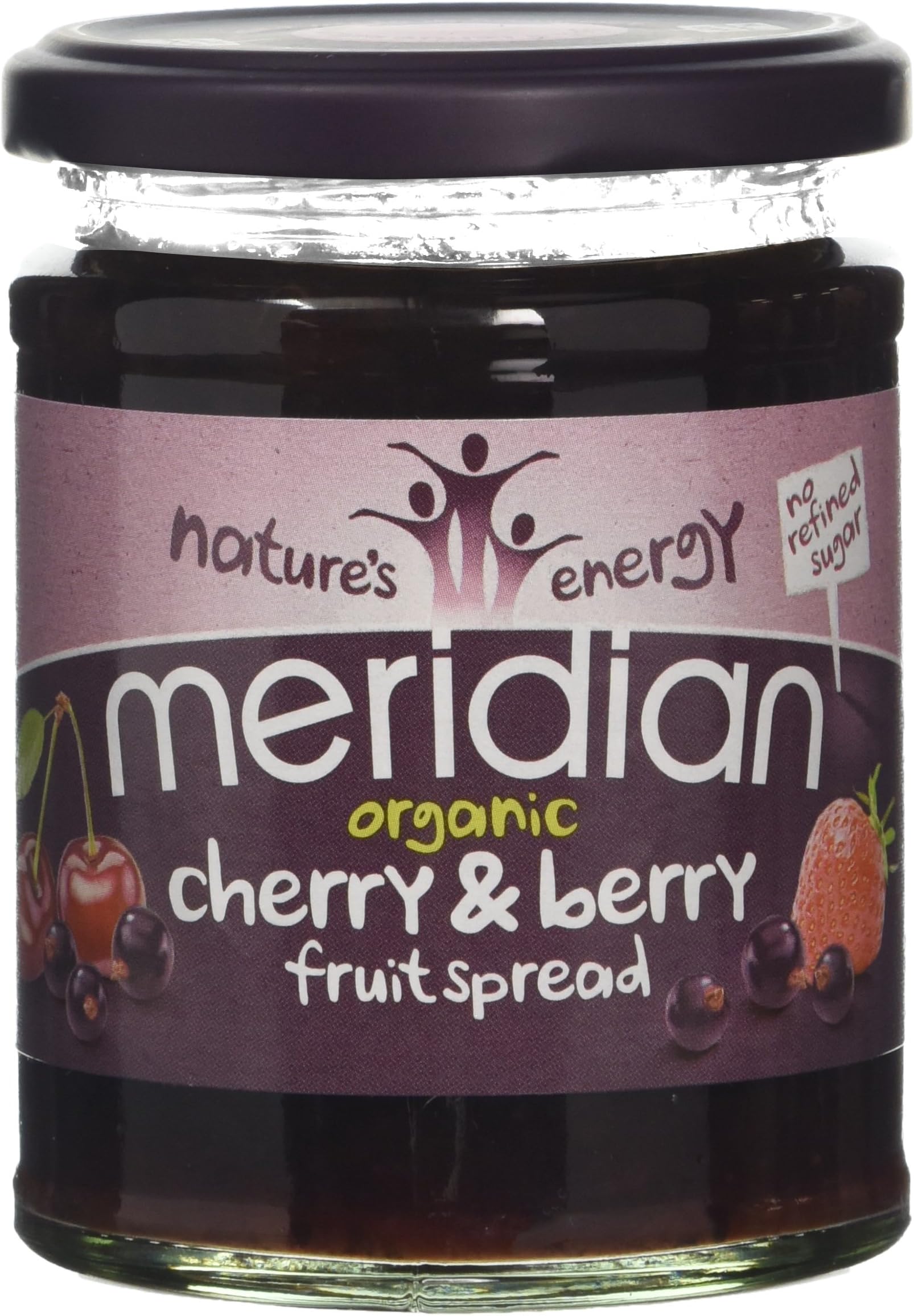 Meridian Organic Cherry and Berry Fruit Spread 284 g (Pack of 6)