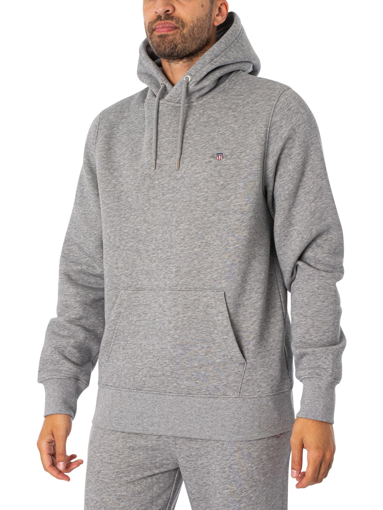 Gant Herren Reg Shield Hoodie Kapuzenpullover – Bild 2
