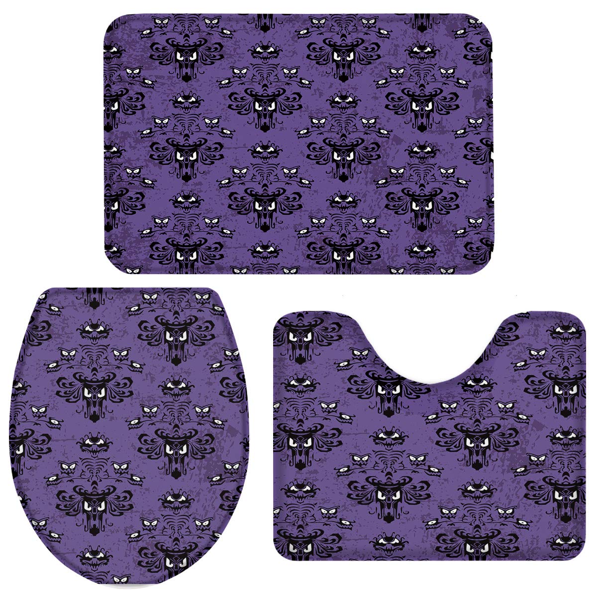 3 Piece Bath Rug And Mat Sets Halloween Buy Online In Albania At Desertcart