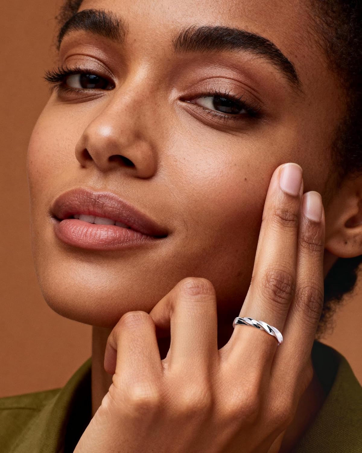 Twist Rings for Women - Adjustable 925 Sterling Silver Open Ring, Unique Stackable Fashion Statement Jewelry with Spiral Design - Image 3