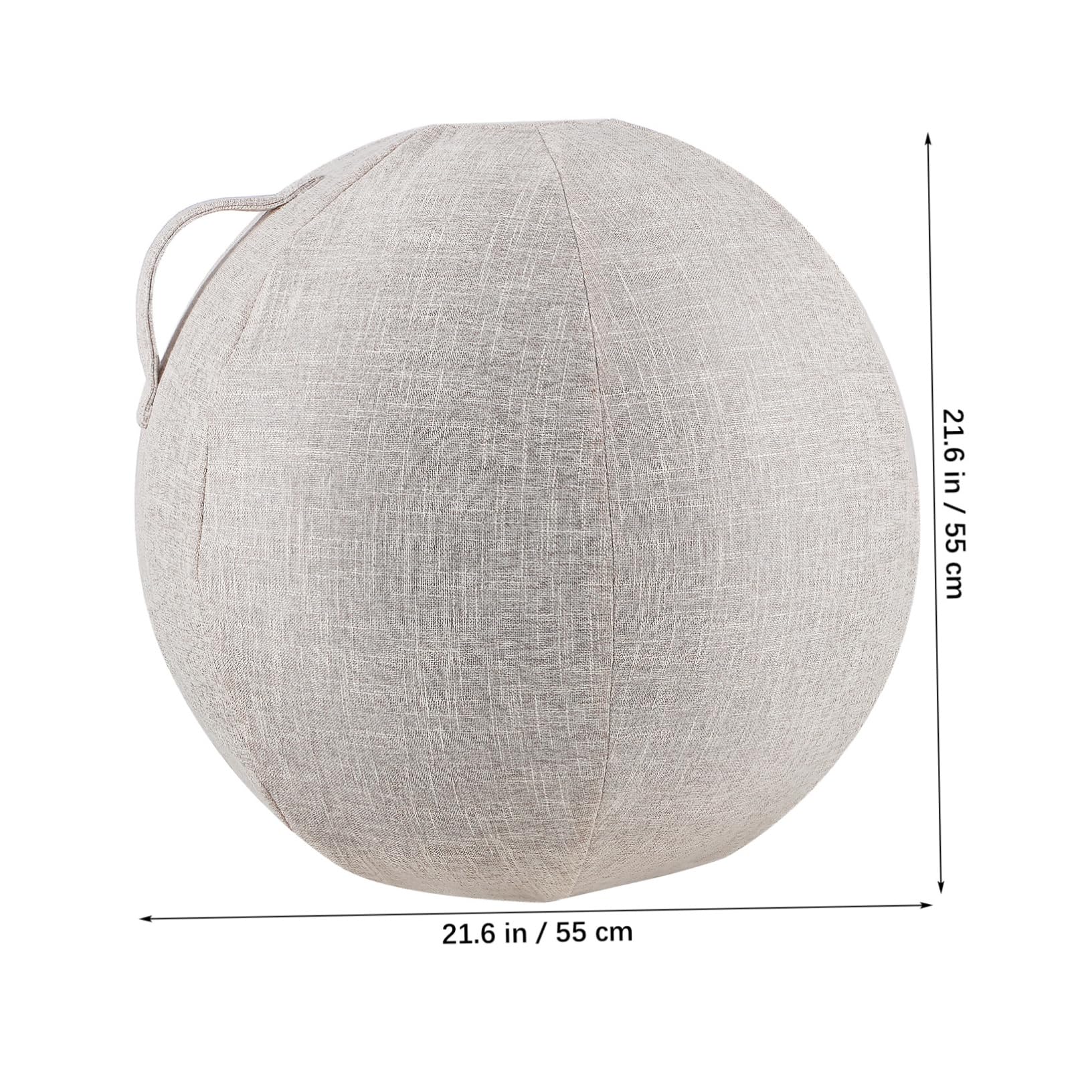 BESPORTBLE Washable Yoga Balls Protector Cover Cotton and Linen Sleeve for Yoga Balls Durable and Flexible Design Protects Against and Damage