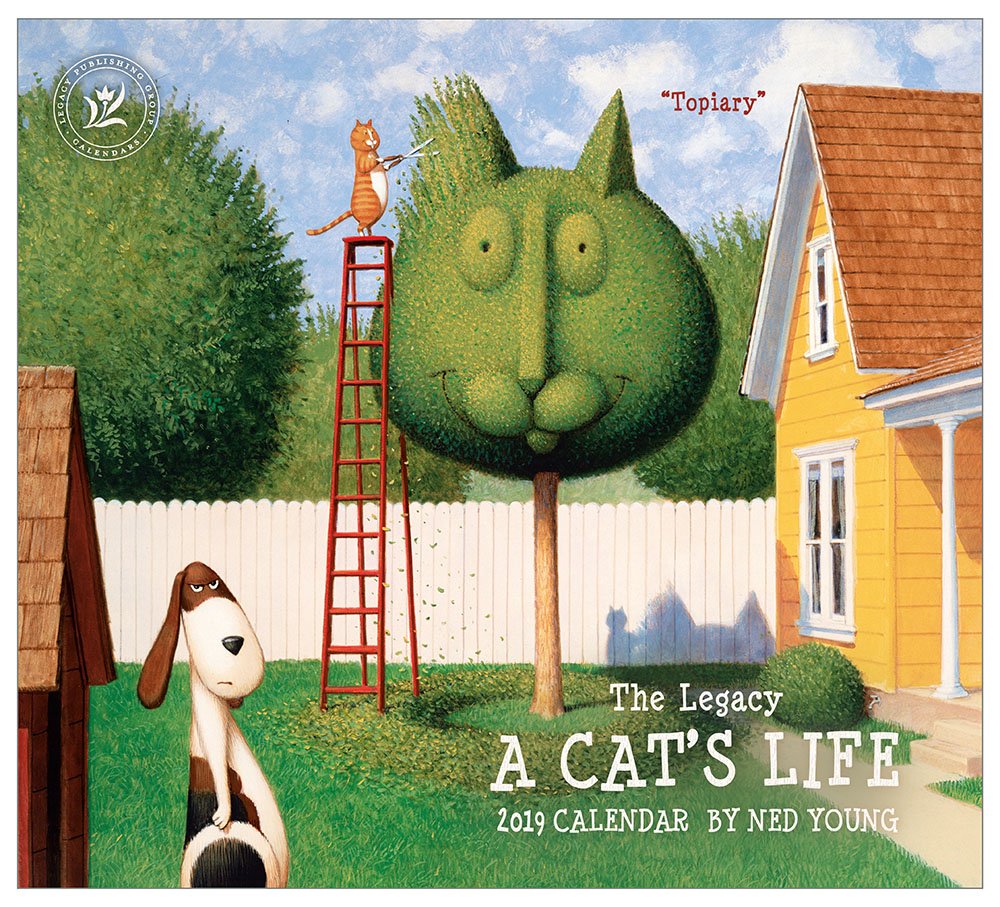 2019 Wall Calendar, A Cat's Life