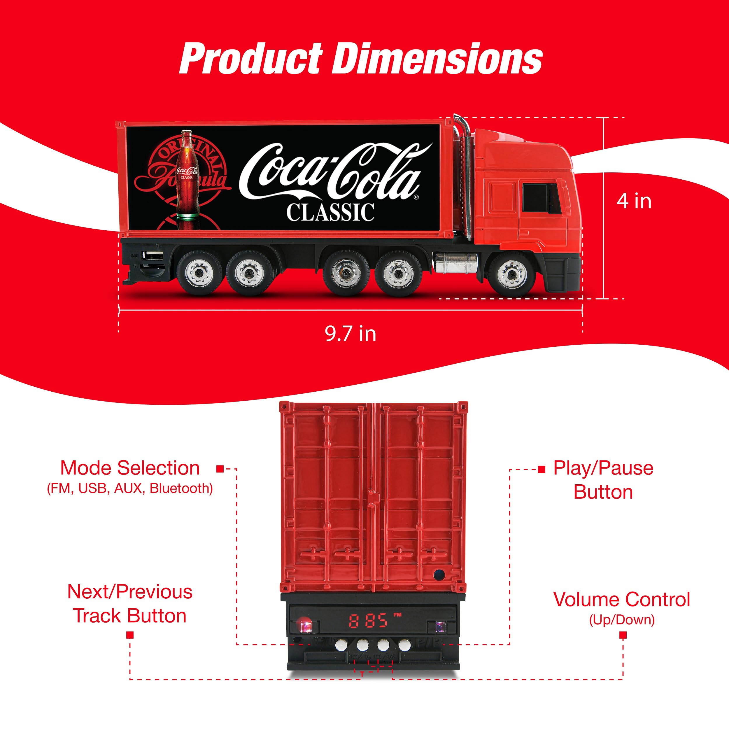 Amazon.com: Coca-Cola Truck Replica Bluetooth Speaker with Deep