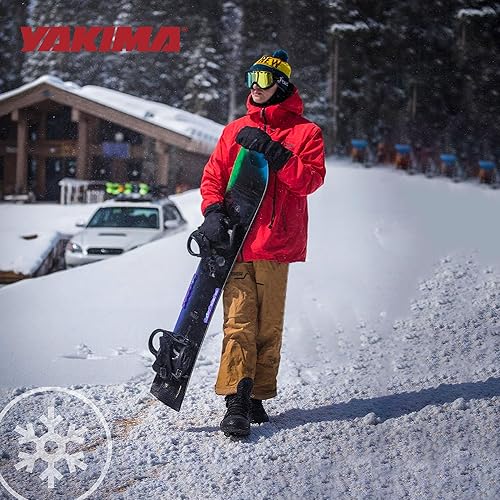 Miniatura 15 de Yakima FatCat EVO 6 - Soporte de techo para esquí y snowboard para 6 pares de esquís o 4 tablas de snowboard, color negro, portaequipajes