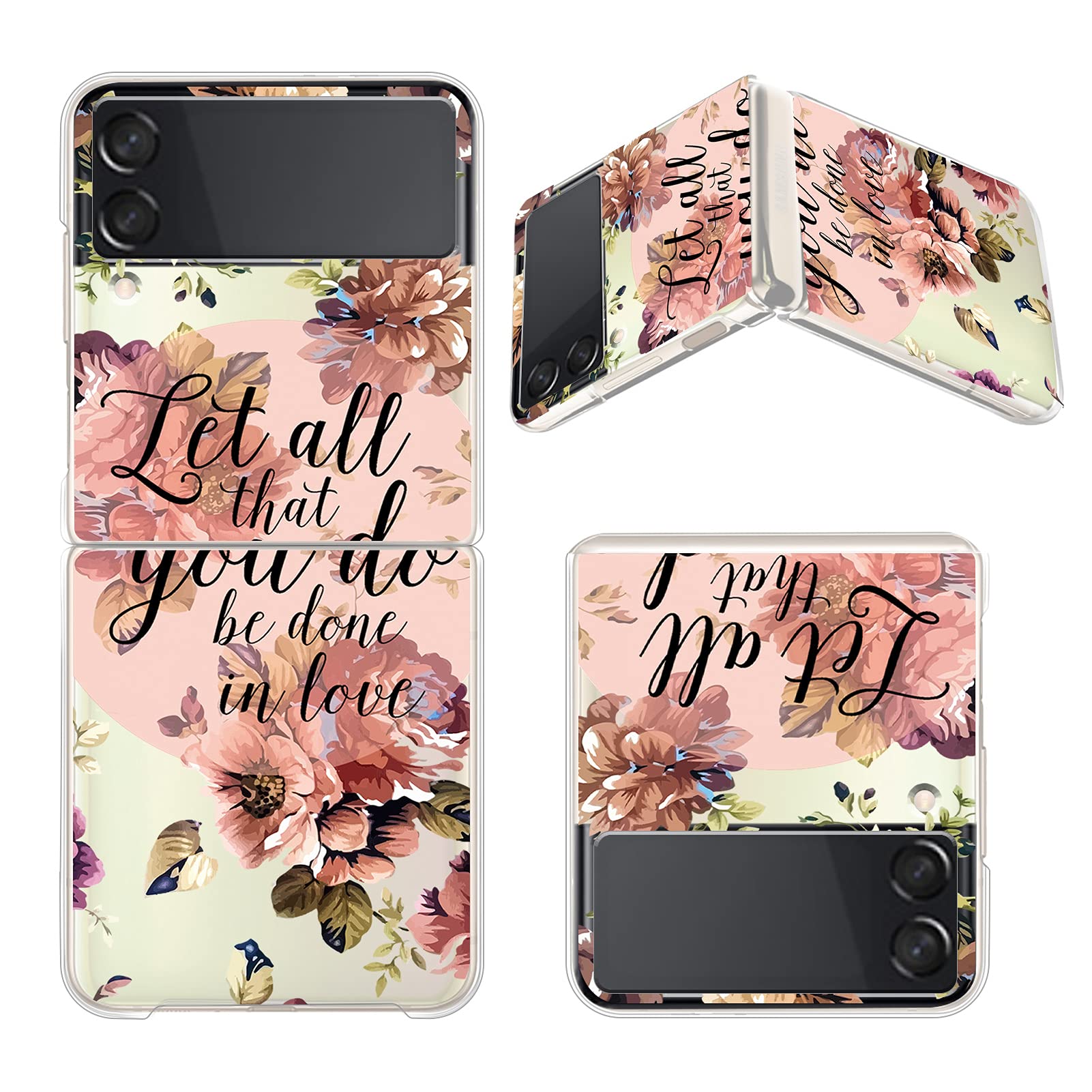 Buy Gukalong Clear Case for Samsung Galaxy Z Flip 3 5G Full Body