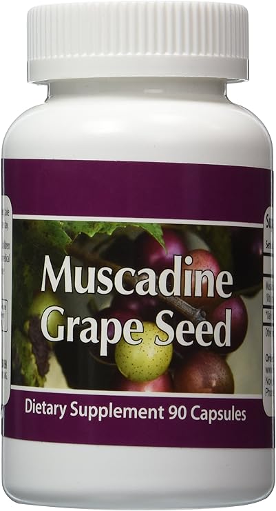 Muscadine grape seed 90 count bottle