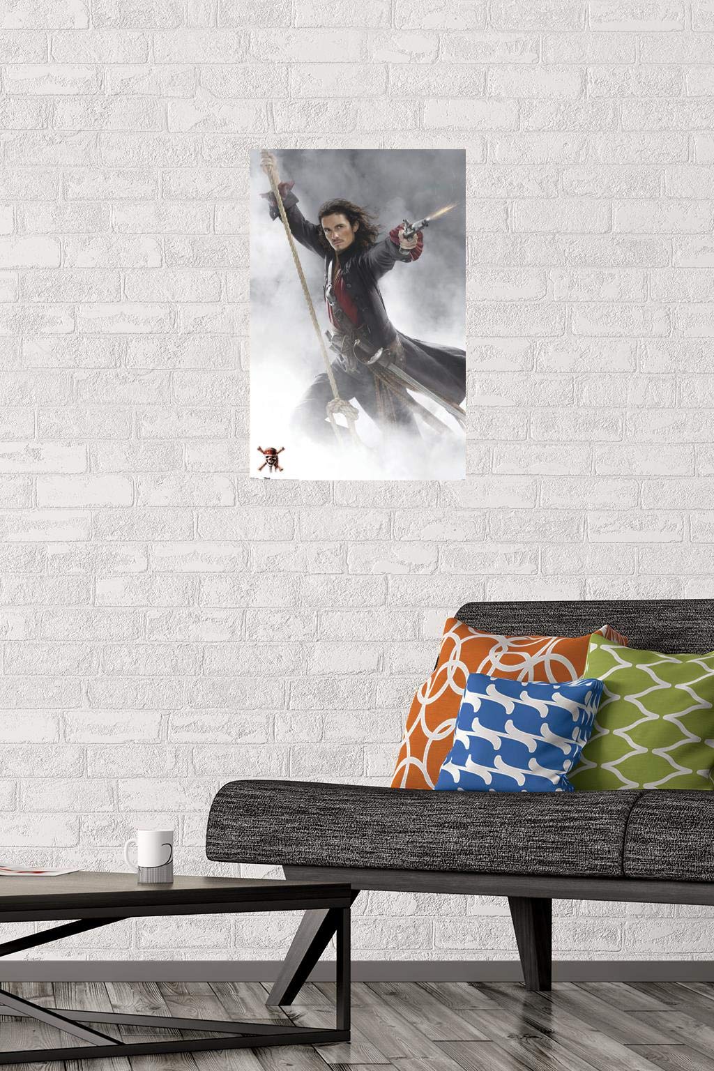 Poster Pirates Des Caraïbes Sur Toile – Décoration Murale 30 X 45 Cm – Impression Haute Qualité, Prêt à Accrocher