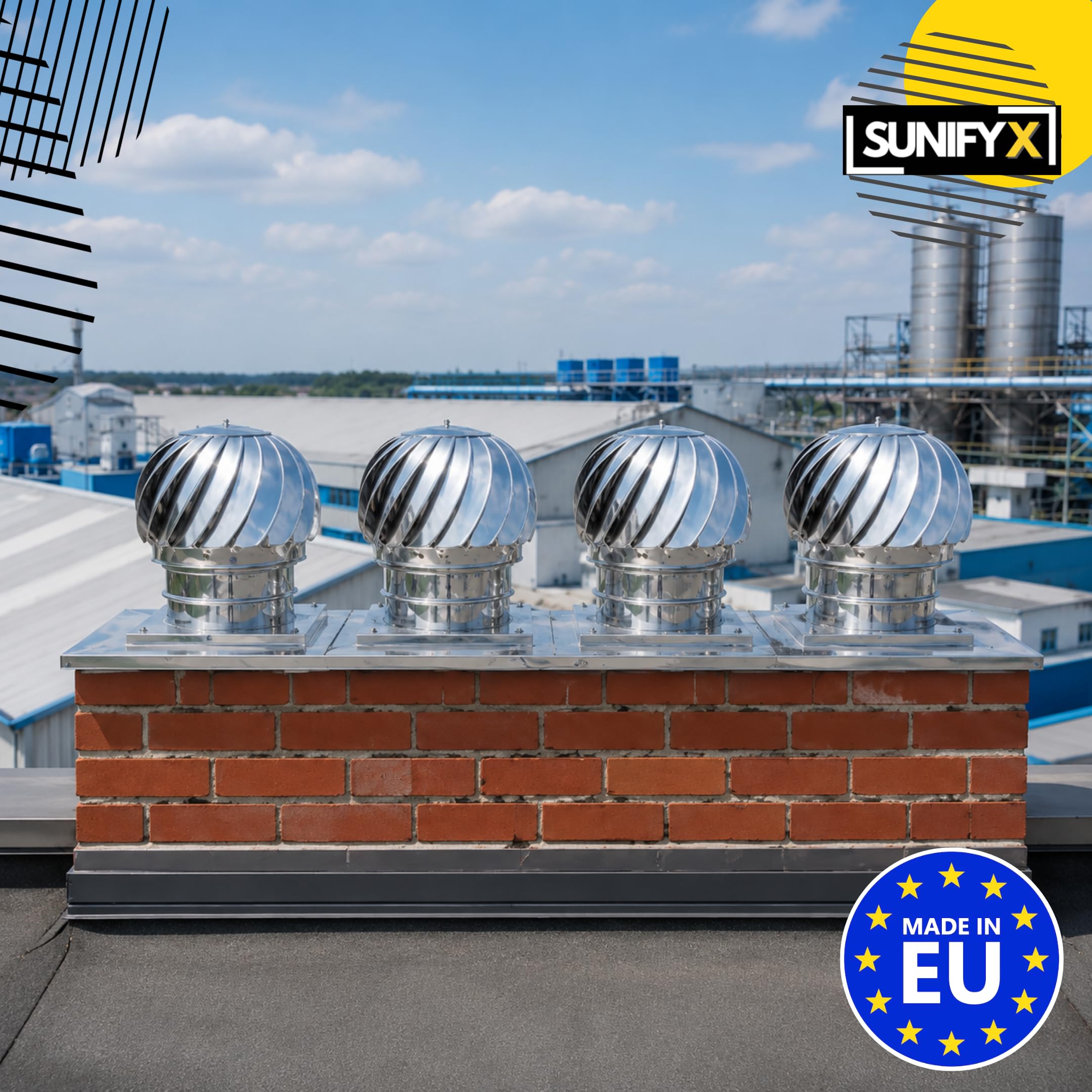 150 mm Kaminaufsatz Edelstahl Drehbar – SUNIFY Schornsteinaufsatz Windbetrieben – Anti-Rauchzug Kamin Hut – Kaminhaube Lüftung Rotierend Für Ofen Schornstein | Schornsteinaufsatz, Zugverstärker, Schornsteinhaube, Kaminabdeckung, Kamin Ventilator, Kaminkug