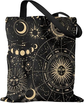 Miss Adola Aesthetic Canvas Tote Bag - Reusable Shoulder Tote Bag for Women Lady Casual Vacation, Shopping, Work, Gym