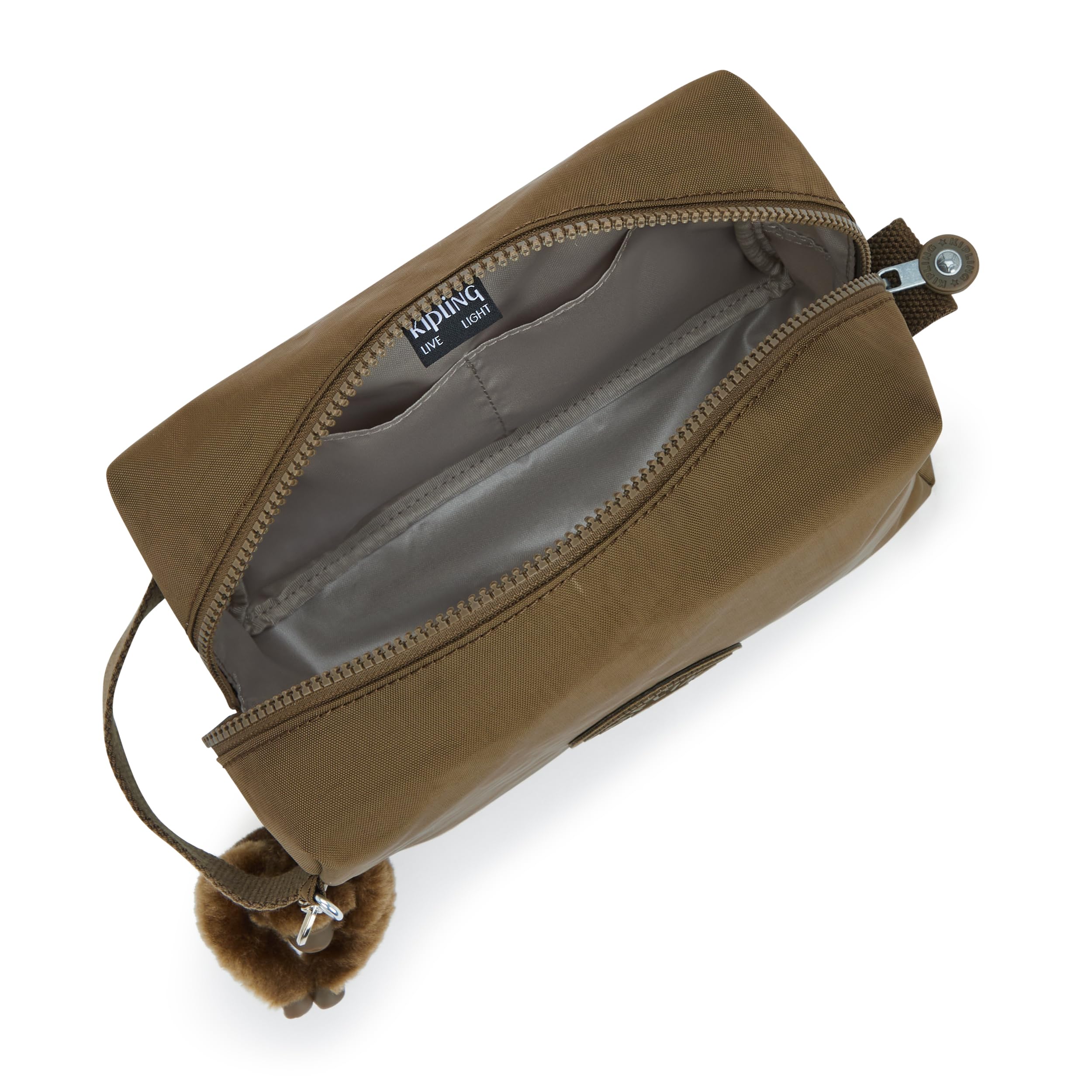 Kipling PARAC Borsa da toilette grande, accessori da viaggio, Smooth Khaki (Khaki)