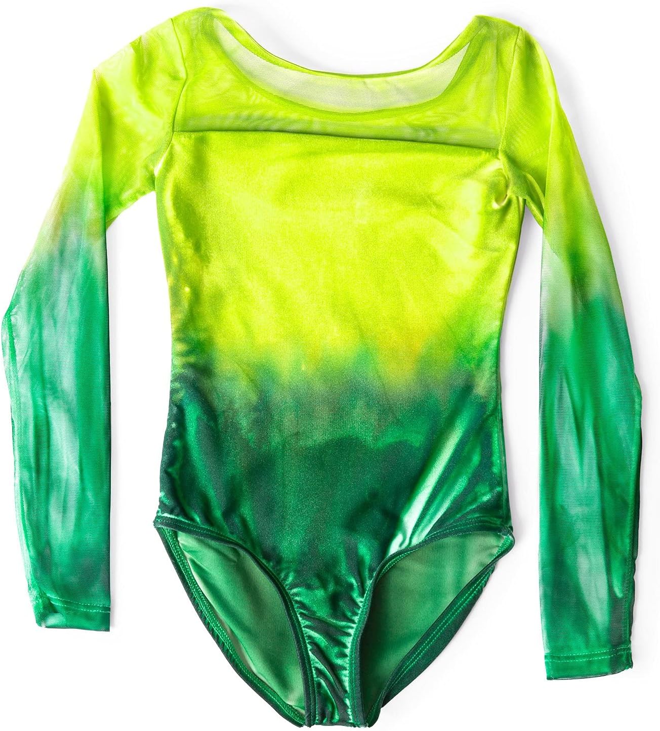 Watercolour Girls Hand Painted Long Sleeve Leotard