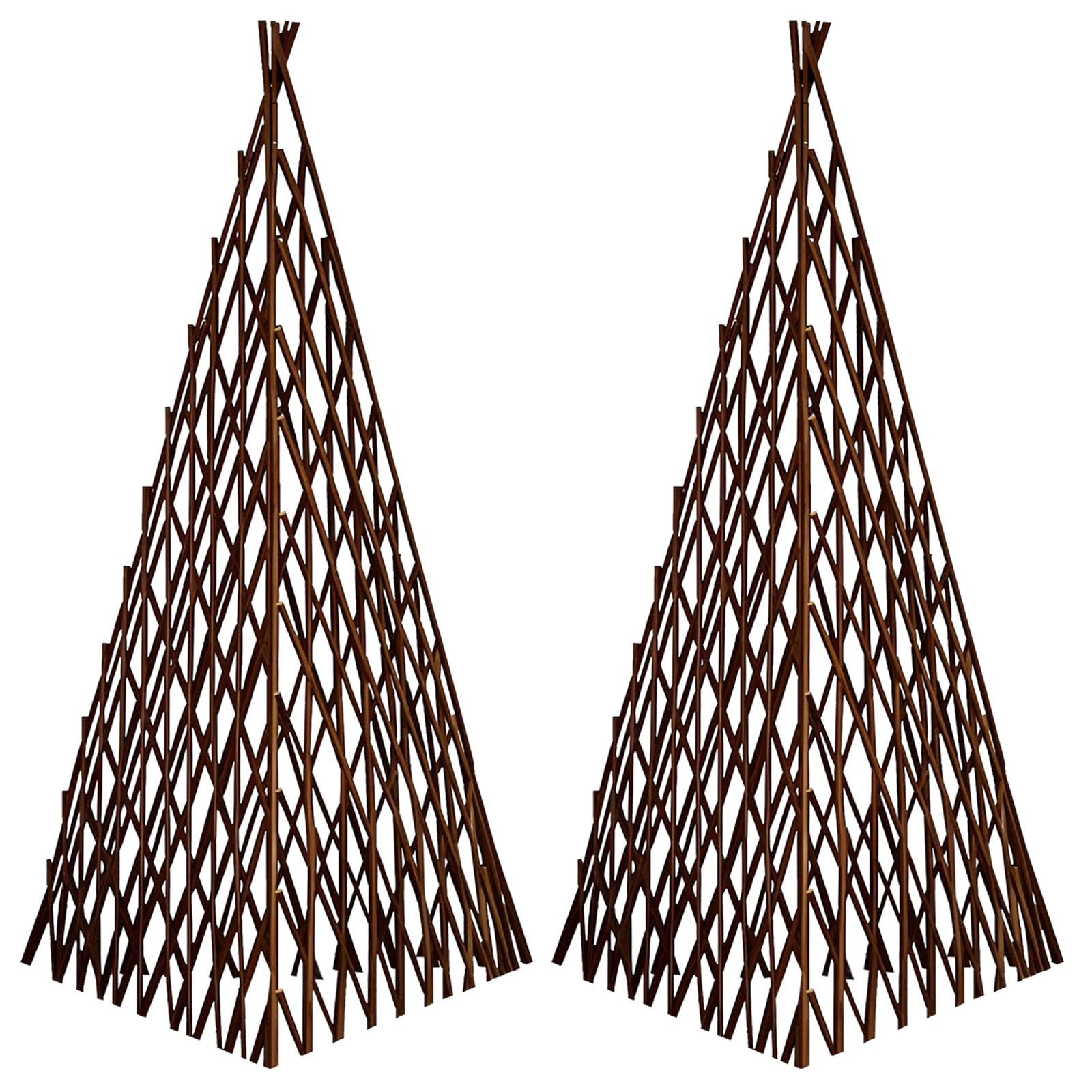 MELCHEF Teepee Willow Fence