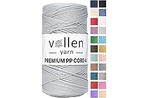 VollenYarn Hilo de Cocina: Cordón de Macramé Duradero para Proyectos Creativos