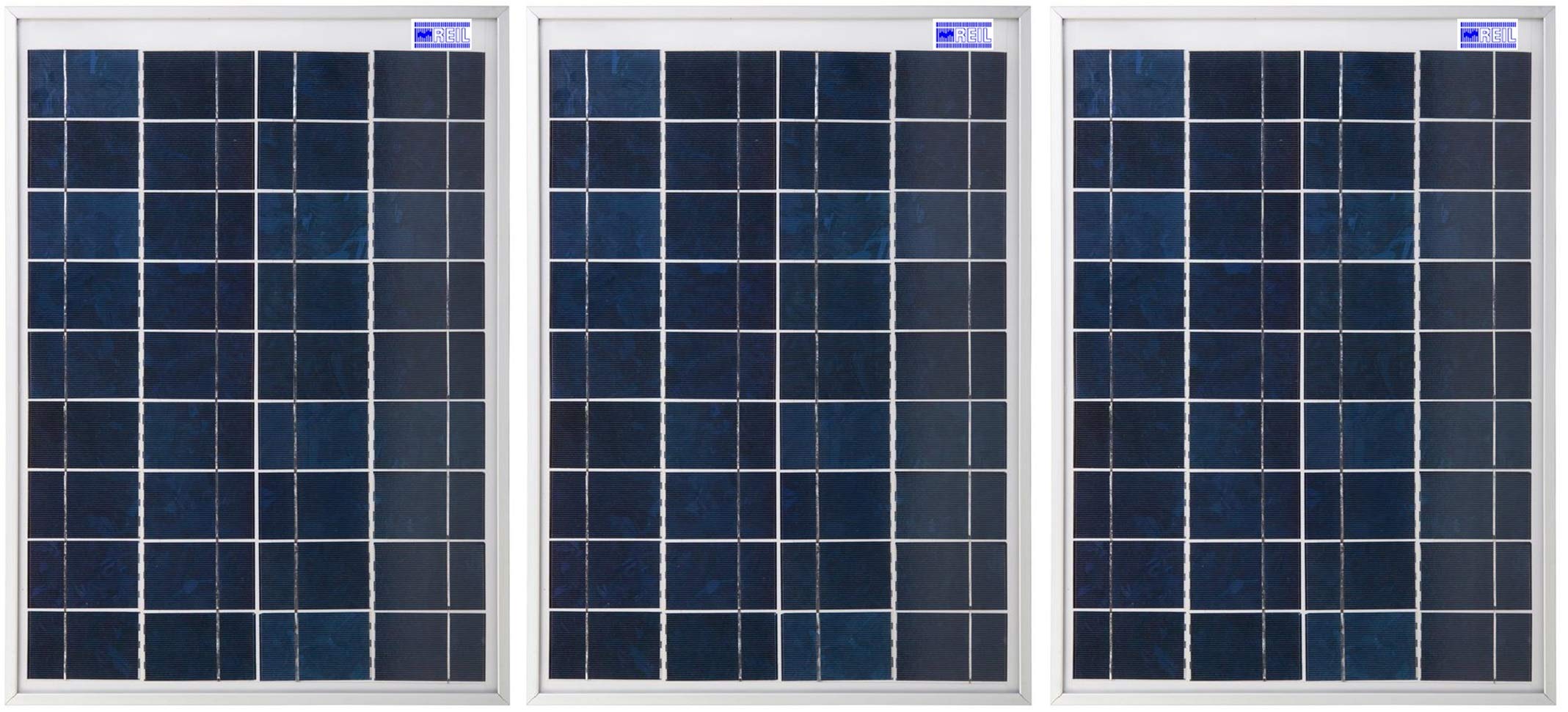 Prabha REIL 10Watt 12V PV Solar Panel Module (Pack of 3)