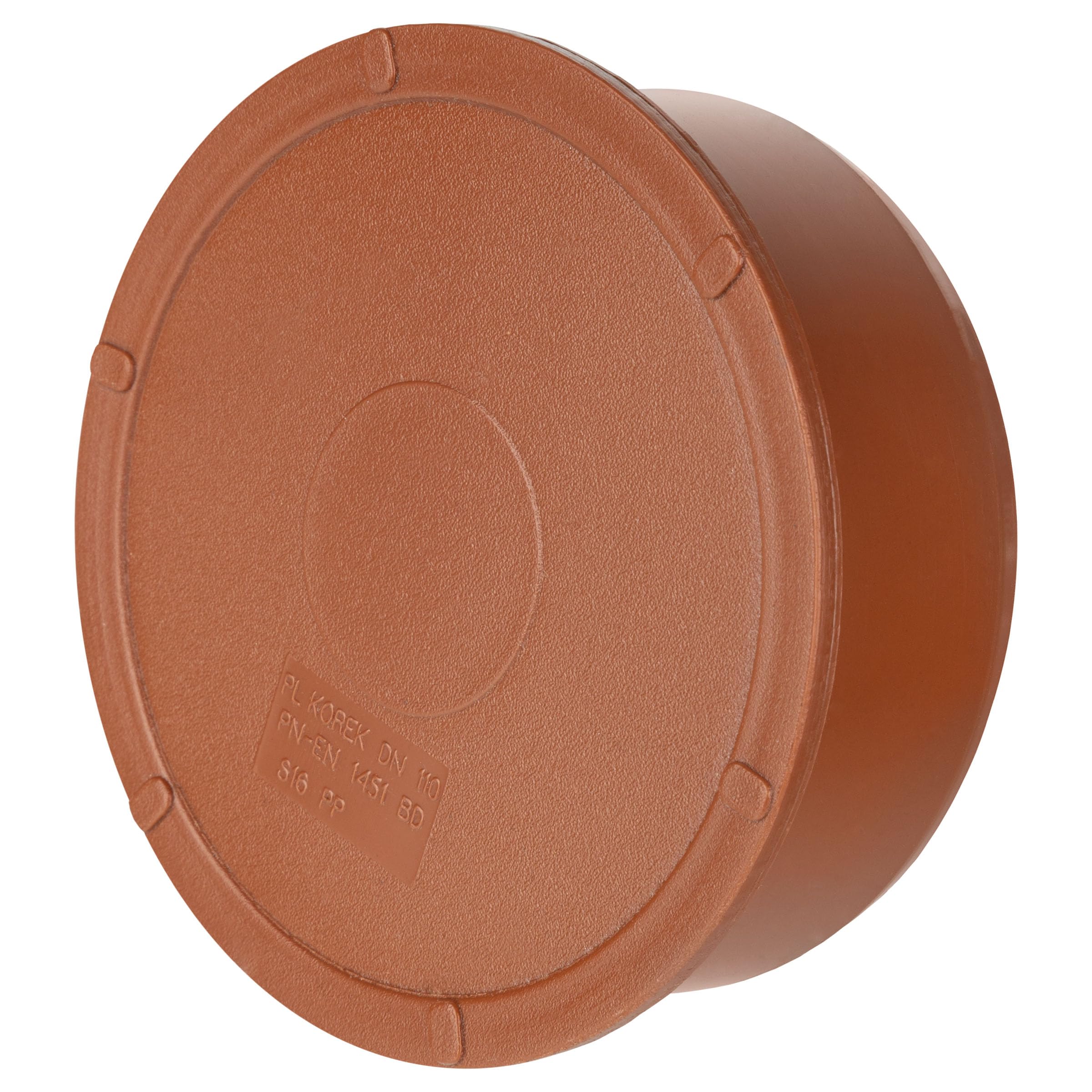 Pl Orange Socket Plug 110Mm Underground Drainage Pipe Sewerage Pipe Cap Blank Stop End