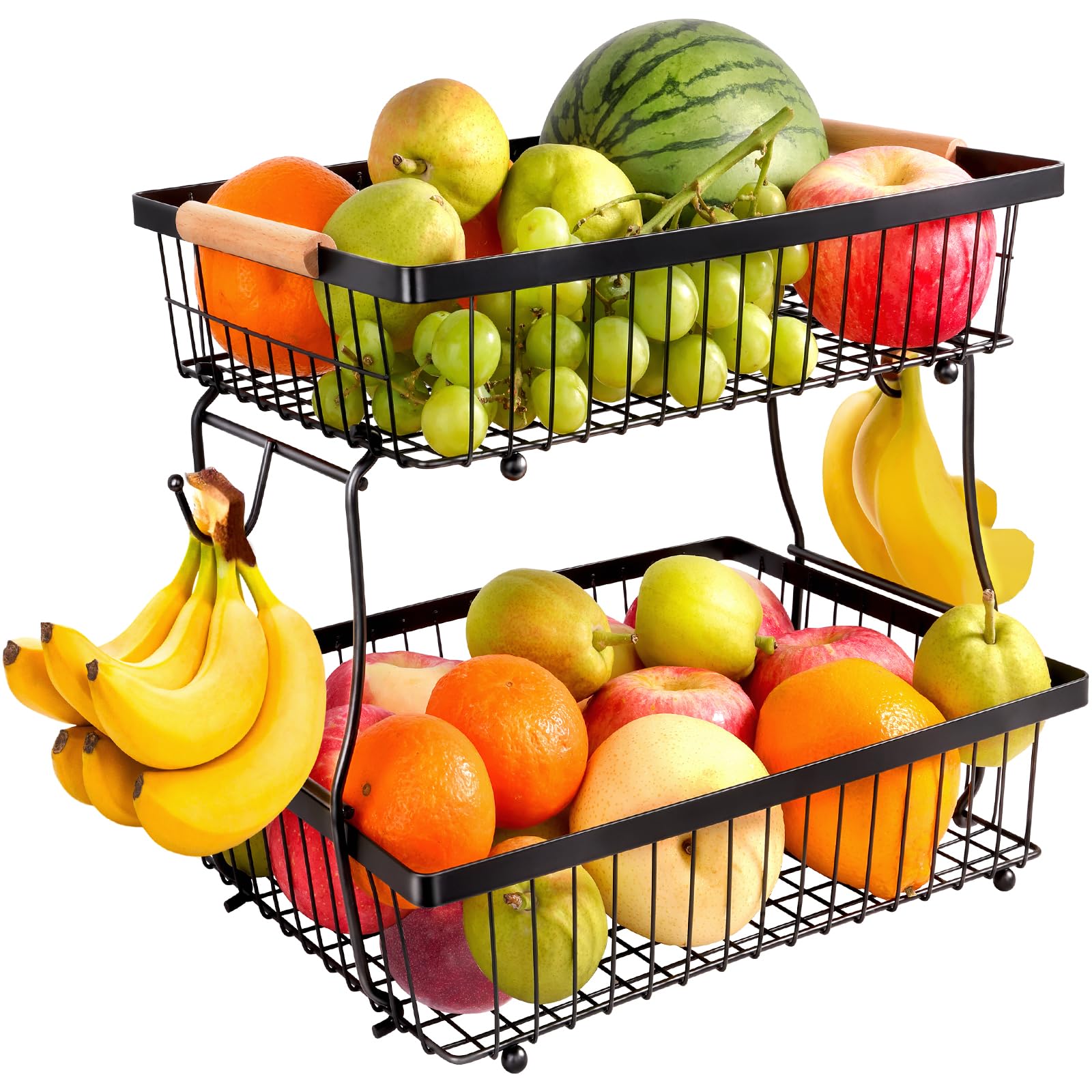 Relaxdays Centrotavola Portafrutta In Metallo, H X D 18 X 24 Cm - Foto 6